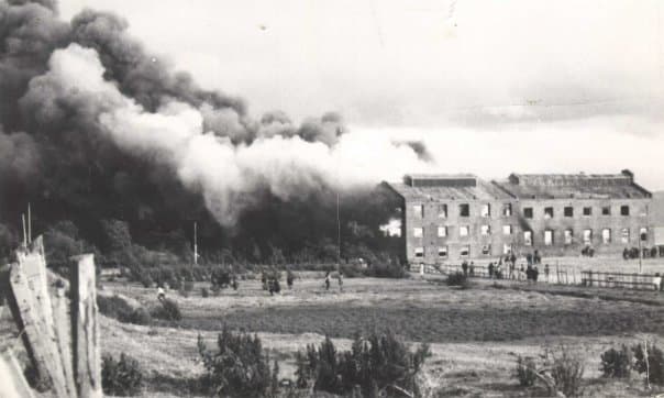 Incendio Frigorífico Natales en 1970
