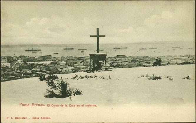 Cerro de la Cruz de Pta. Arenas en 1905