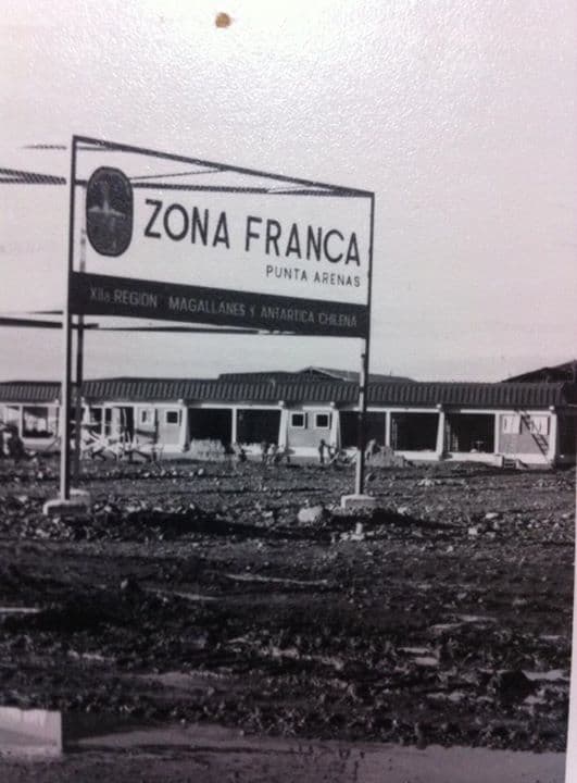 Construcción Zona Franca de Punta Arenas en 1977