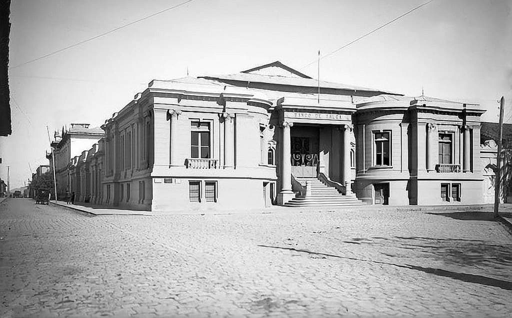 Banco de Talca de Cauquenes en 1927