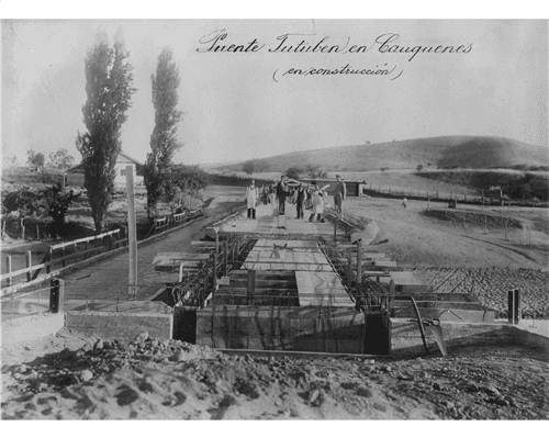 Puente Tutuvén, 1909