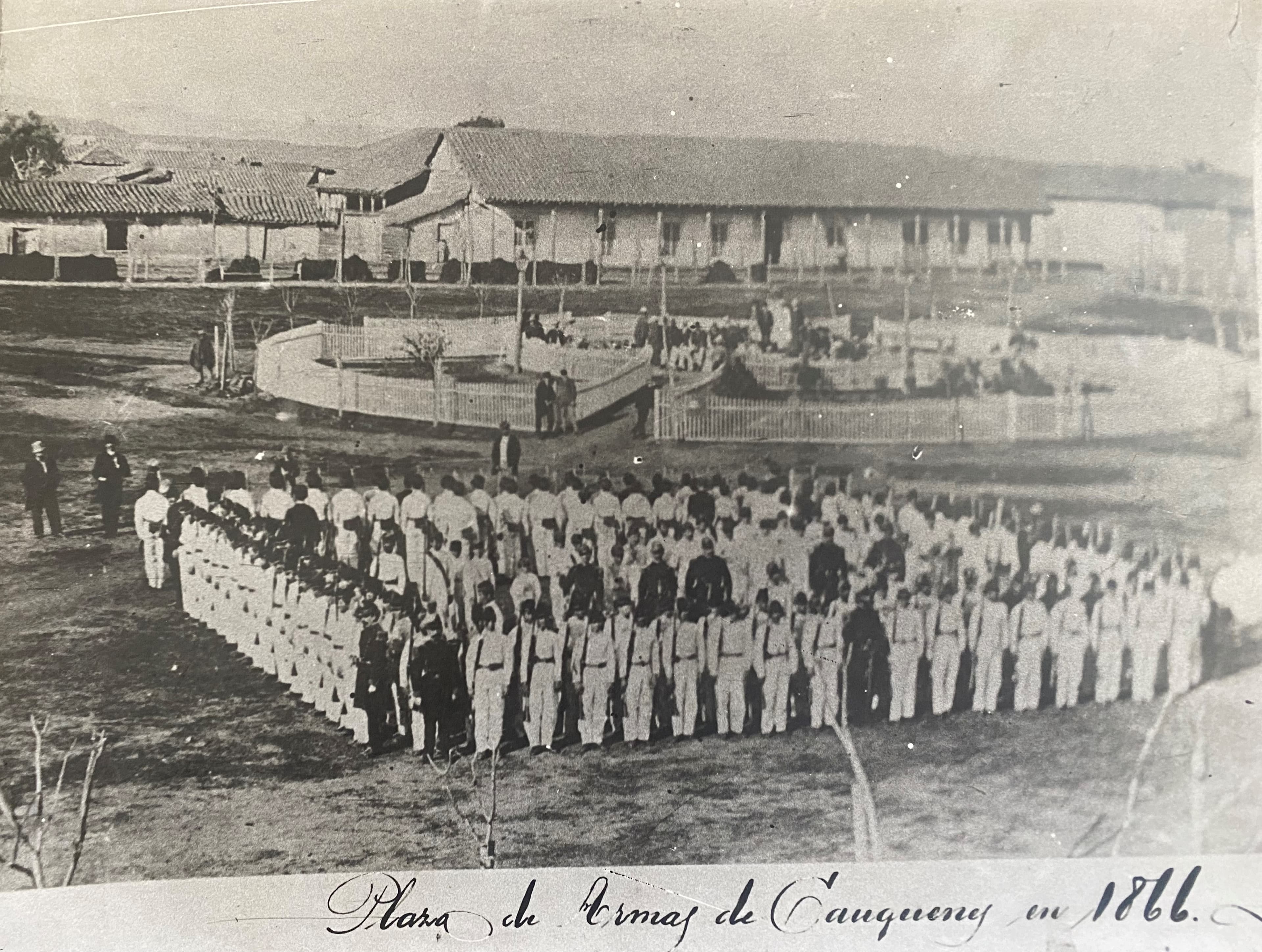 Formación militar en 1866