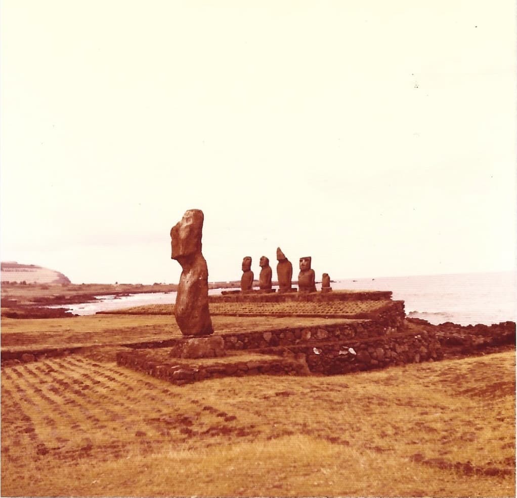 Ahu Tahai, Rapa Nui en 1970