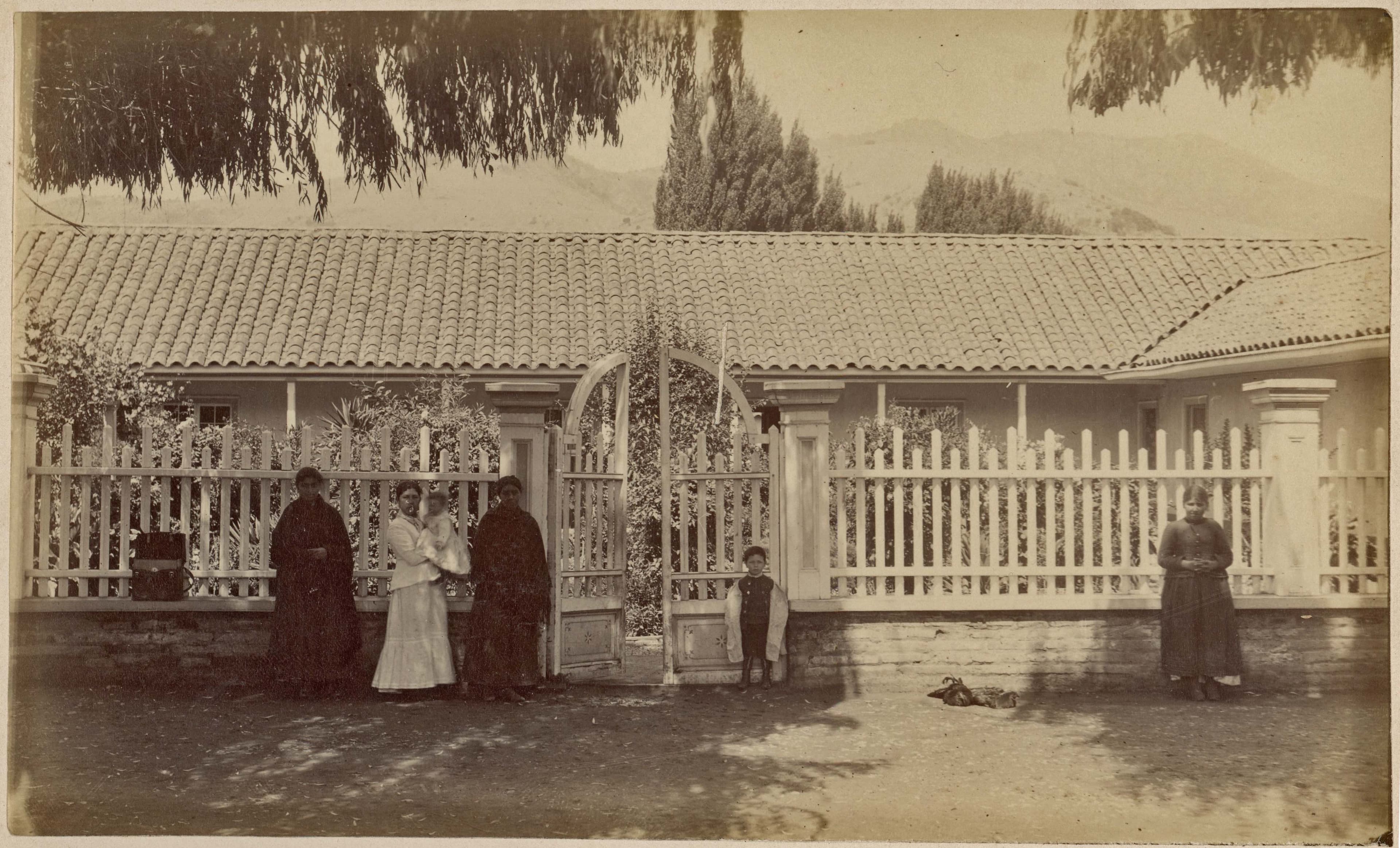 Familia en las cercanías de Limache, 1888