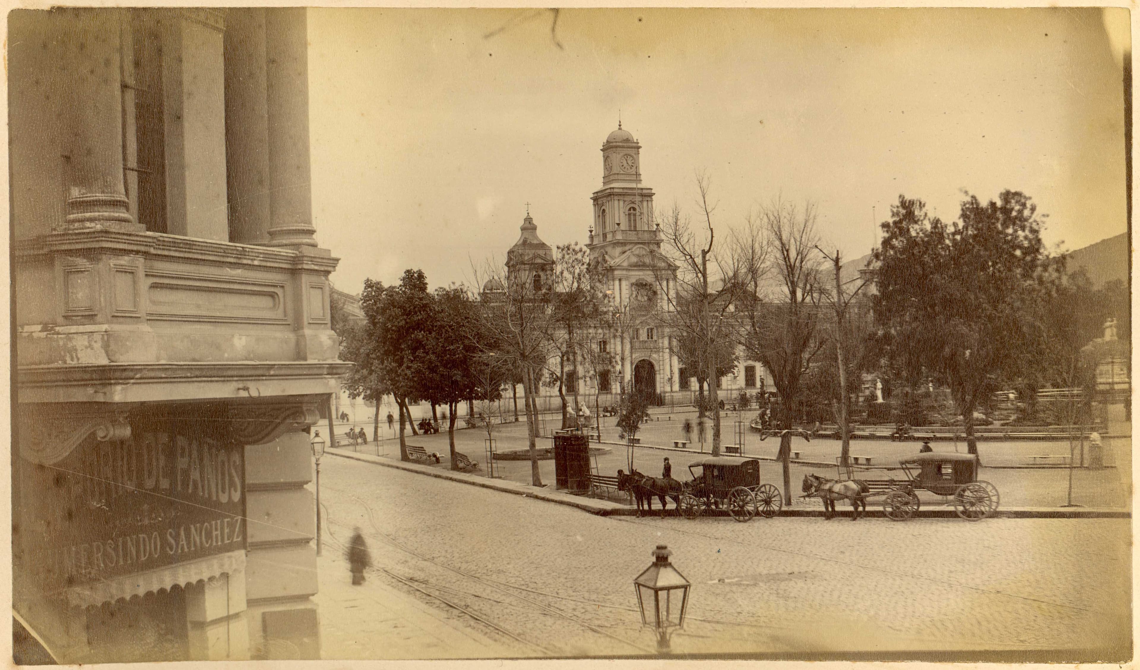 Plaza de Armas de Santiago, 1888