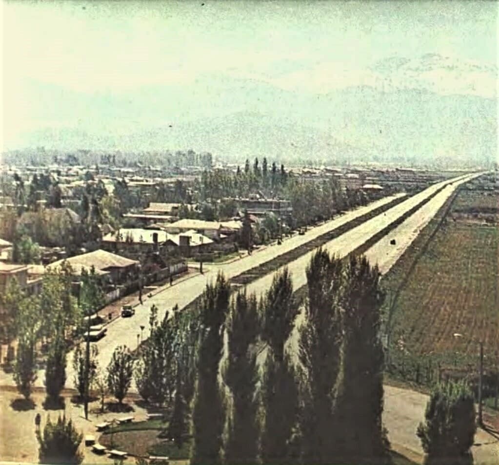 Avenida Kennedy en 1968.