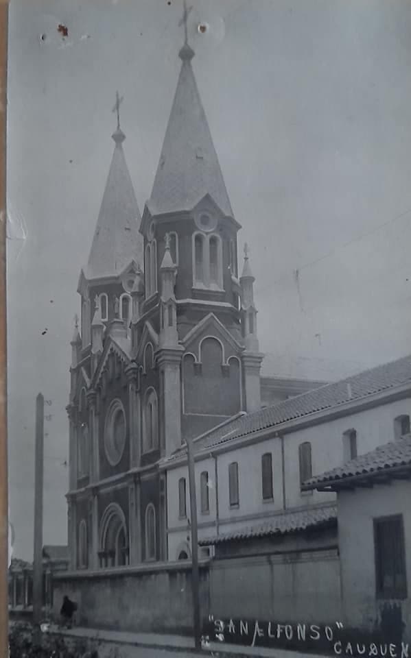 Iglesia de San Alfonso de Cauquenes en 1910