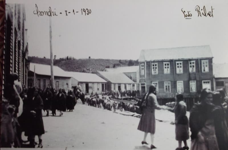 Año nuevo en Chonchi, 1930