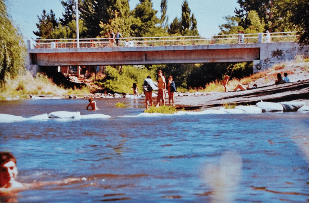 Estero Quilleco en 1990