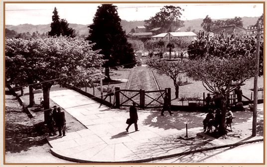 Plaza de Armas de Lanco, 1920