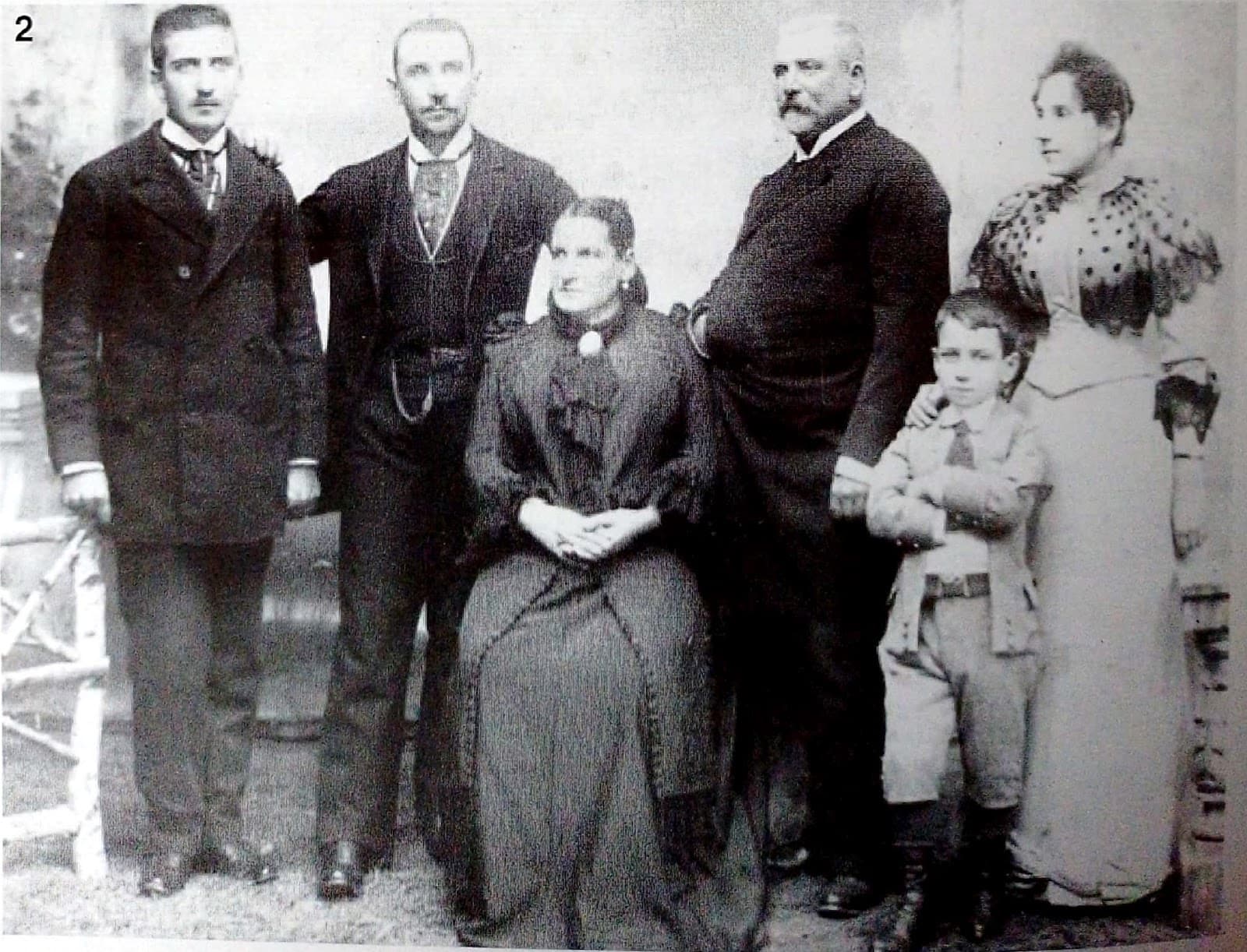 Retrato familiar en 1890