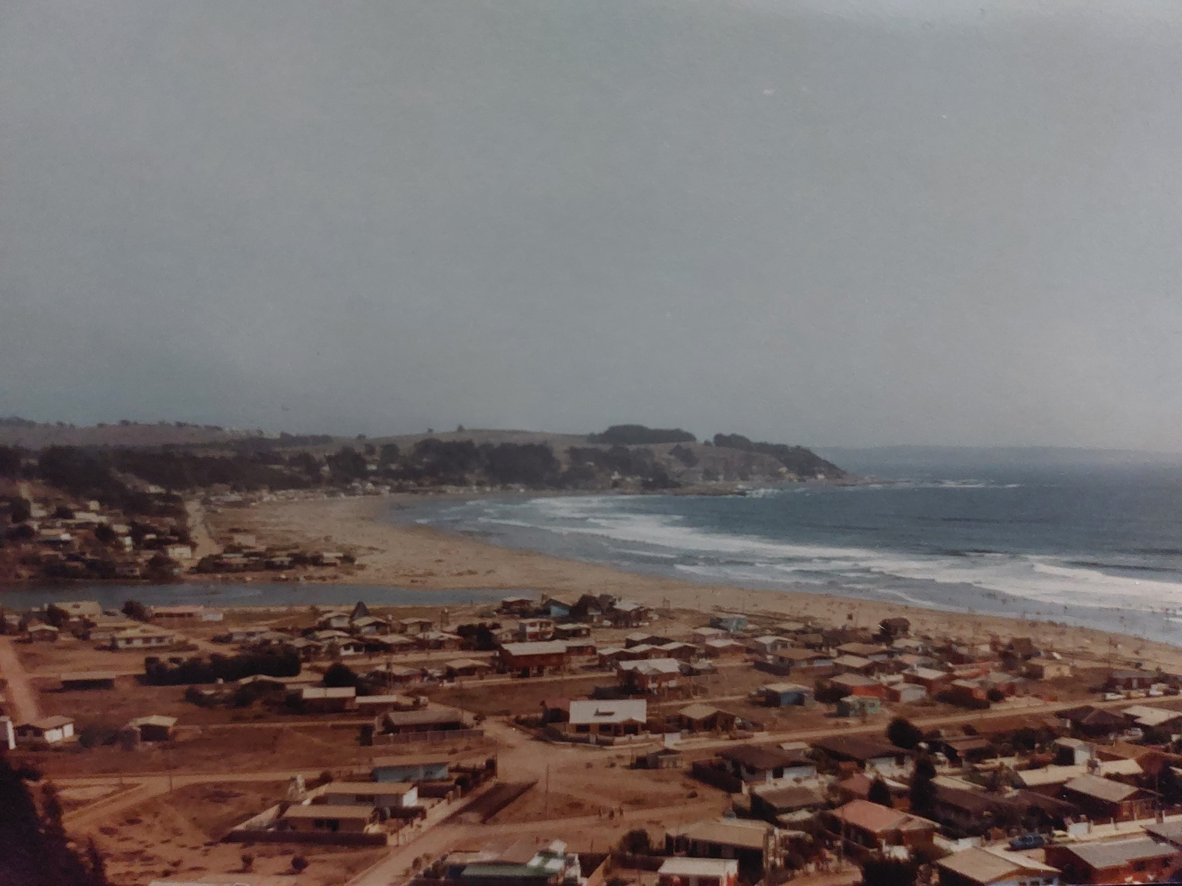 Playa Laguna de Zapallar en 1983