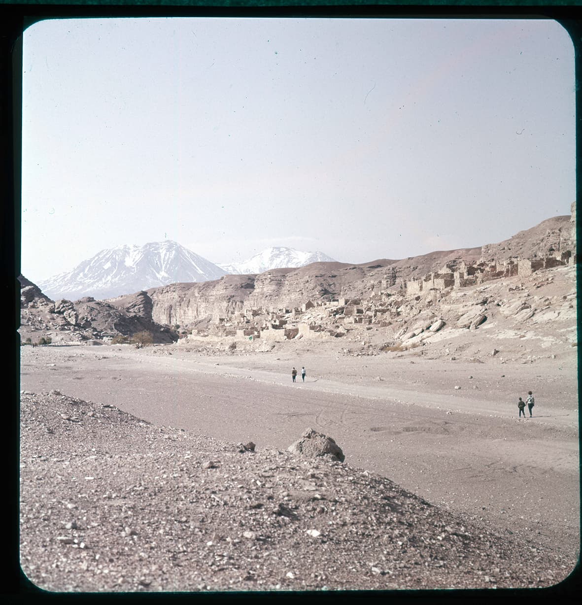 Vista al Pucará de Lasana, Lasana, Calama, Región de Antofagasta, Chile, 1950 - 1965