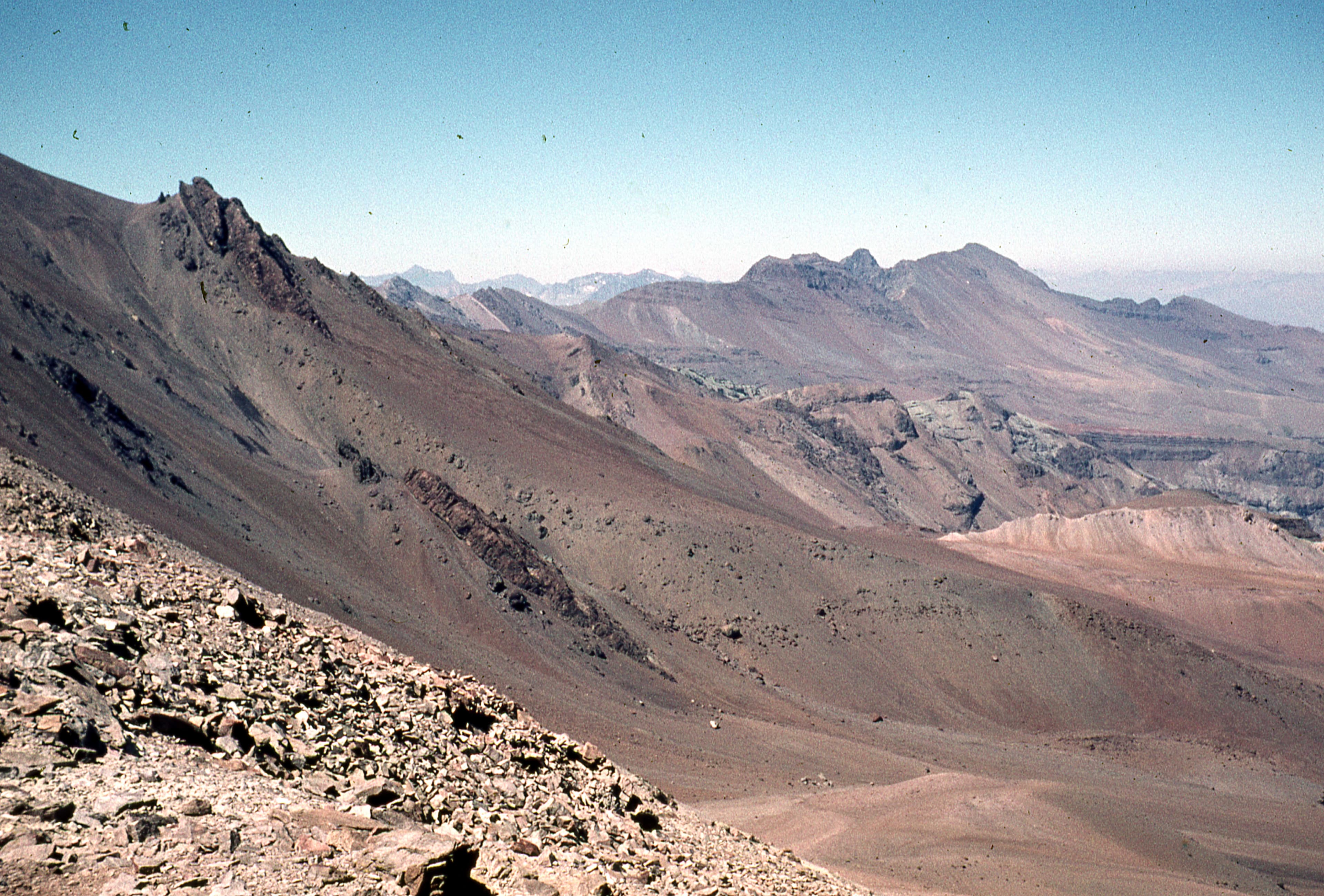 Cordillera de Quempo desde Portezuelo del Cepo, 1978