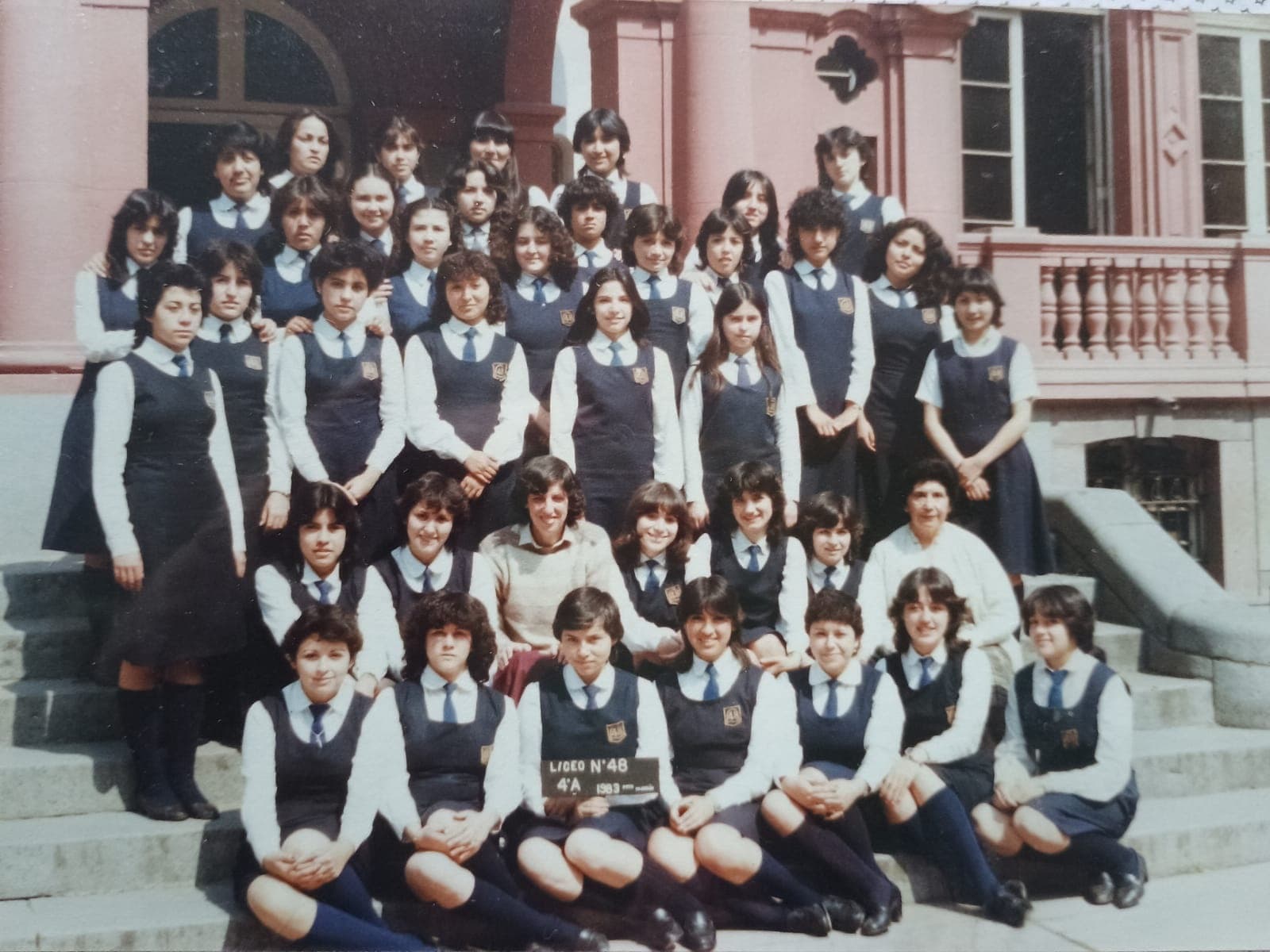 Liceo Juana de Ibarborou n°38 en 1983