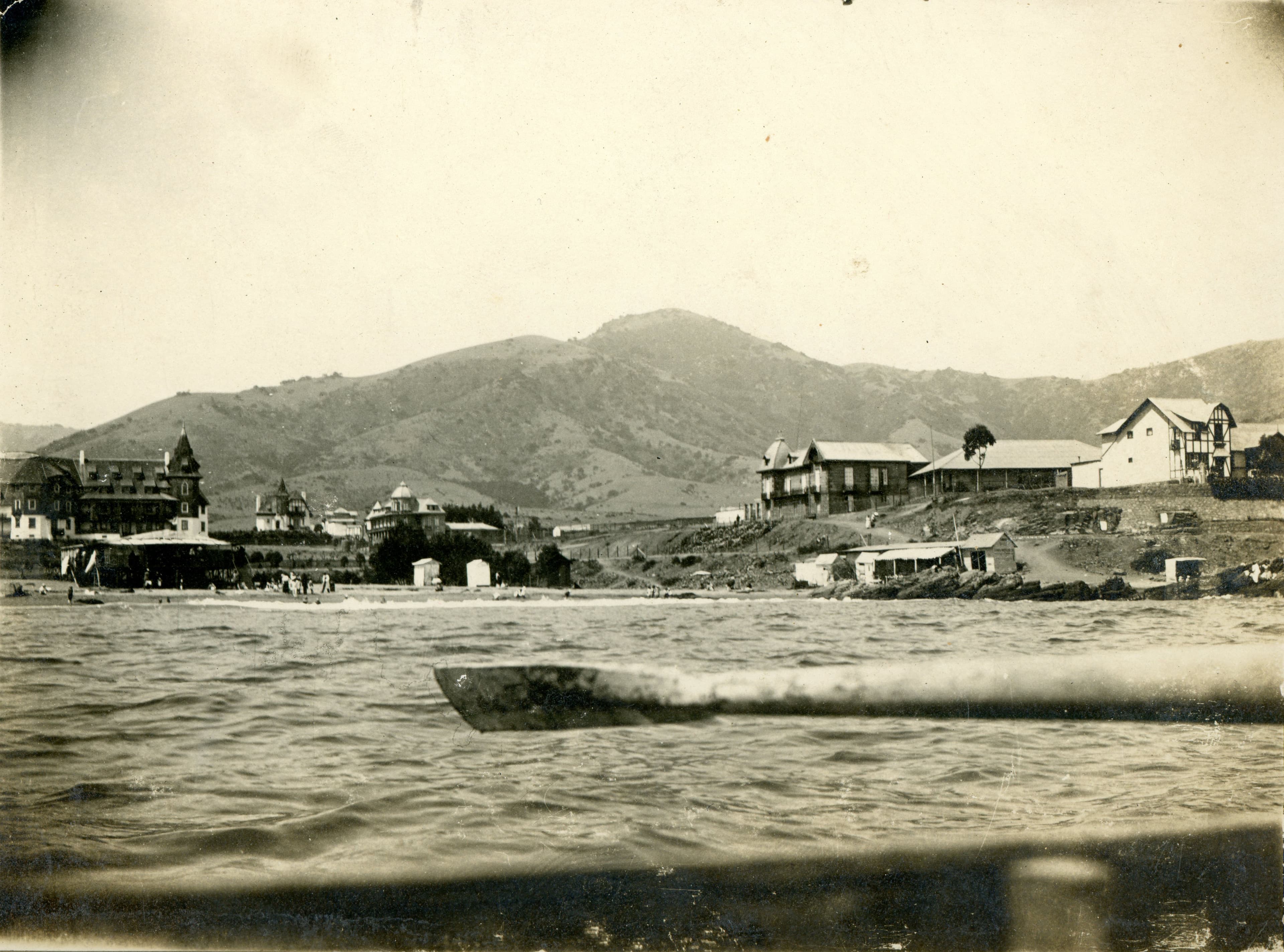 Papudo desde el mar, Enero 1914