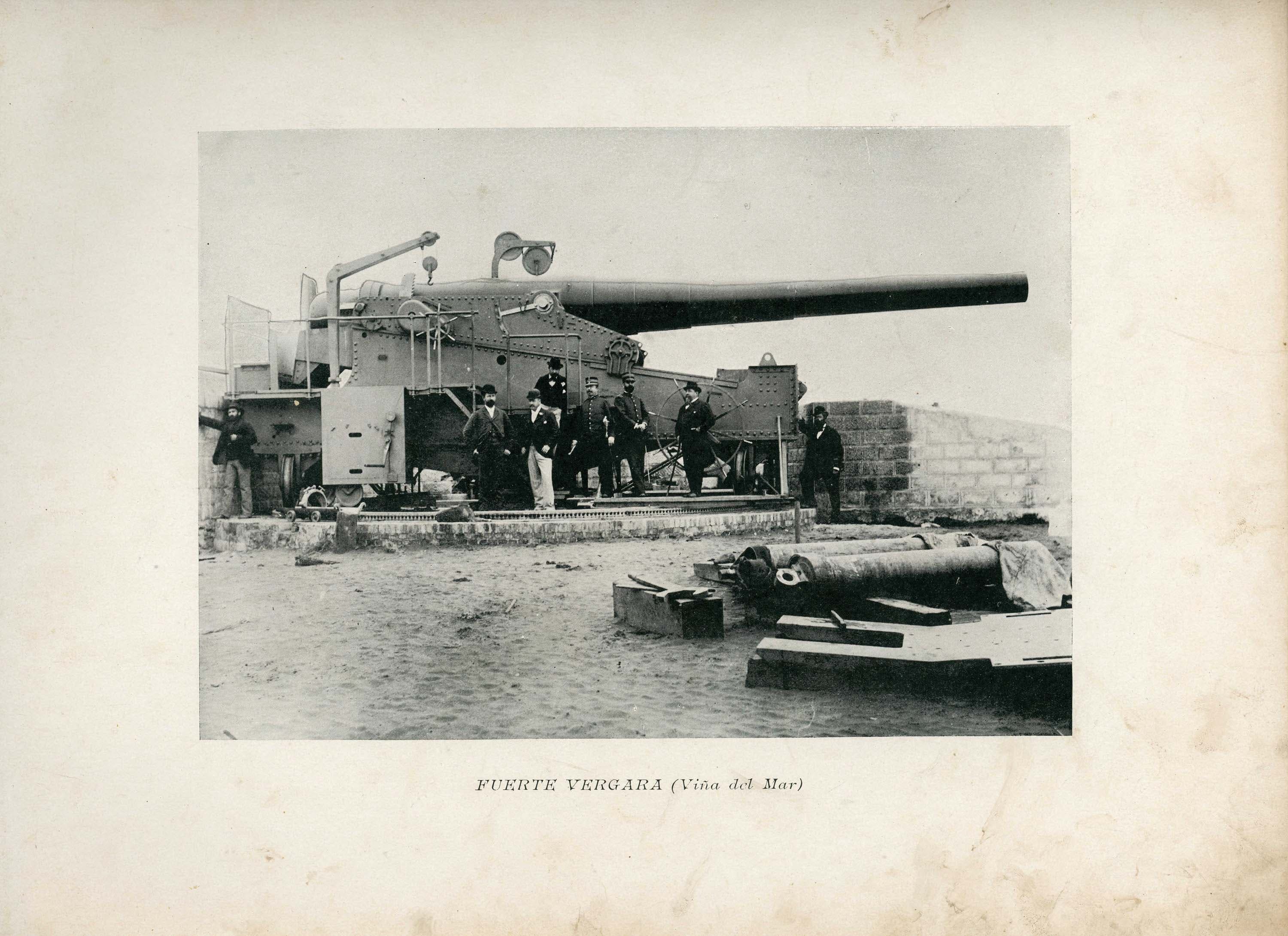 Fuerte Vergara en Viña del Mar, 1890