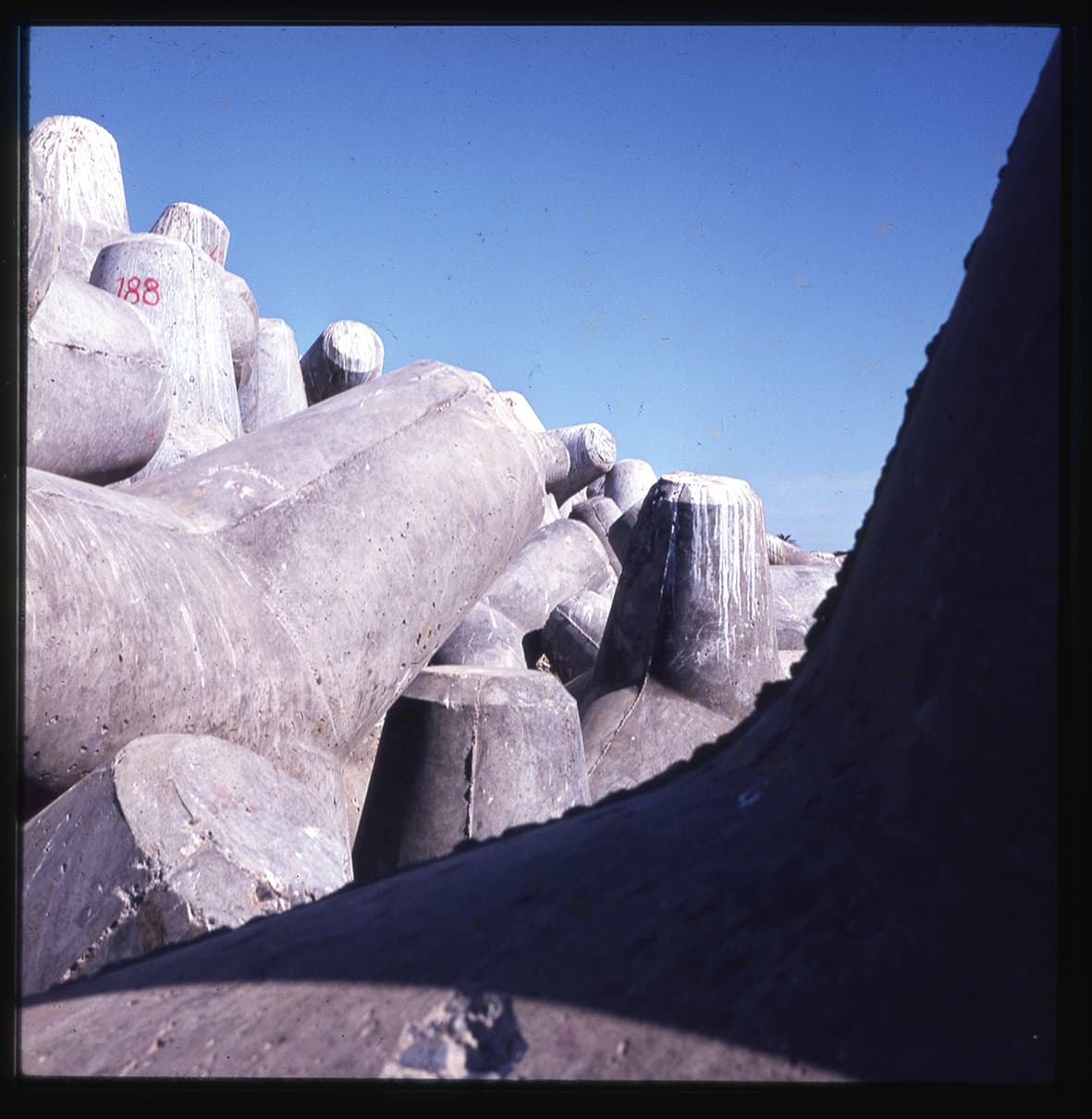 Pilotes contención marea, Región de Coquimbo, Chile, 1950 - 1965