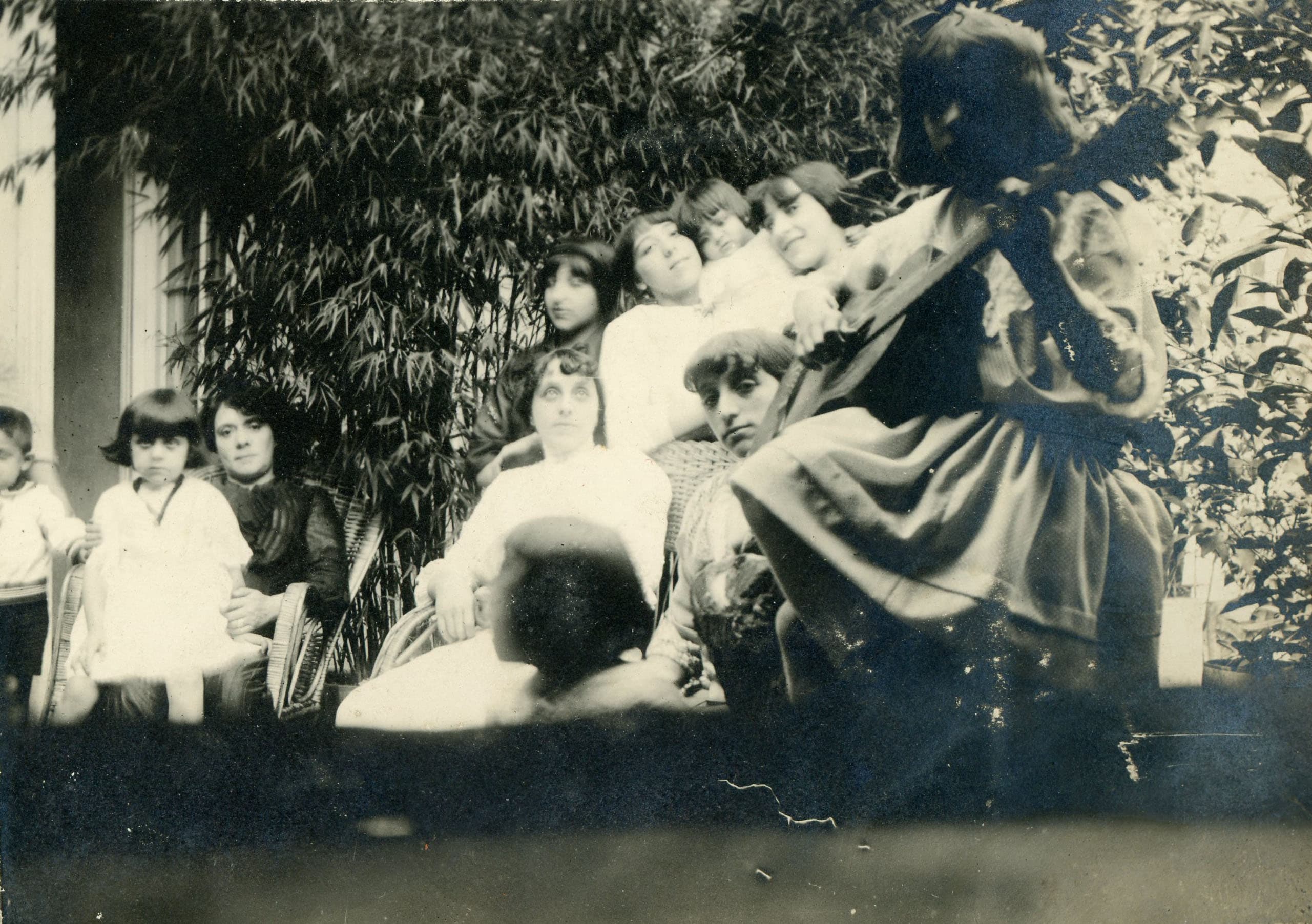 Grupo de mujeres en Limache, Febrero de 1913