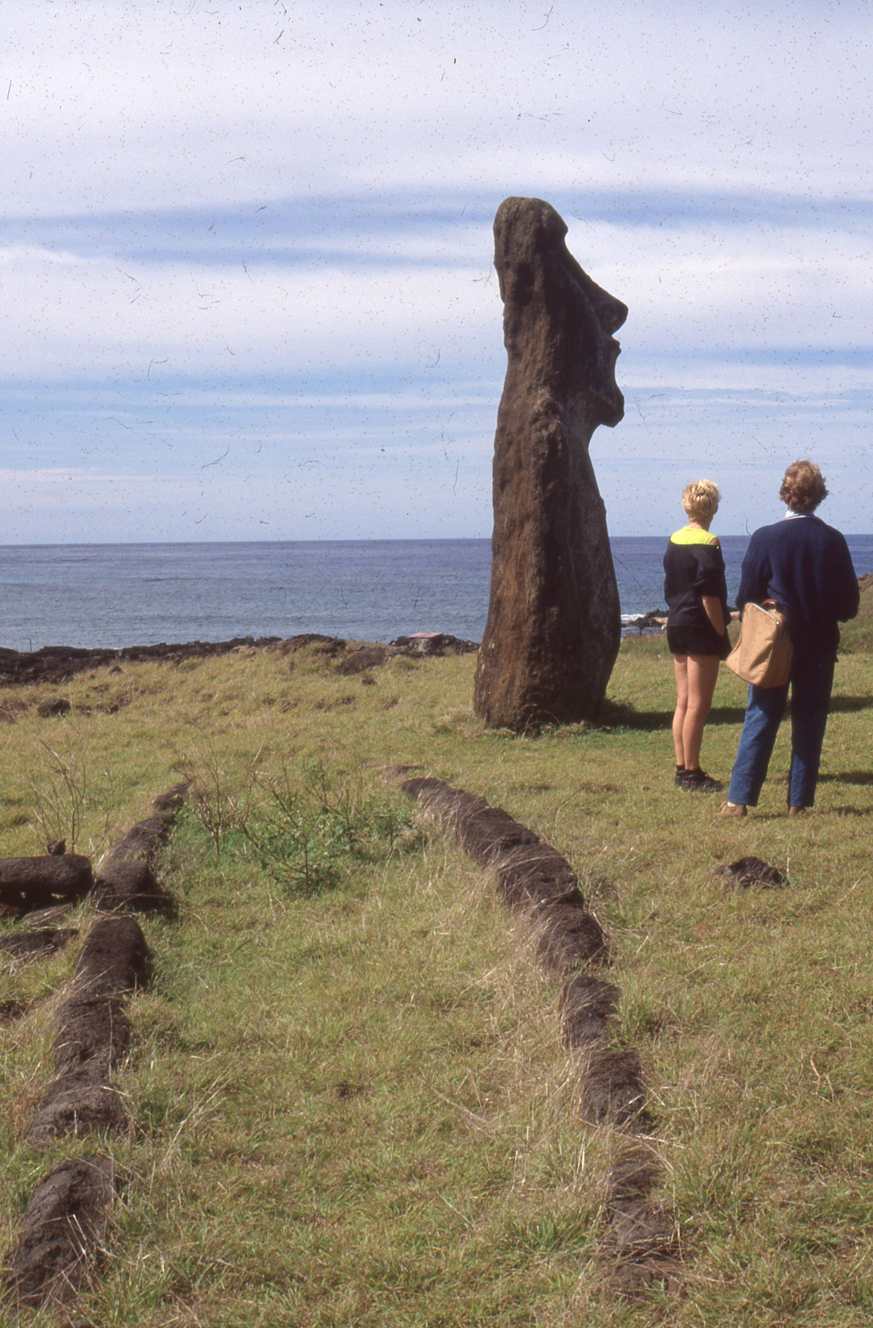 Moai a Vere en Tongariki ca.1978