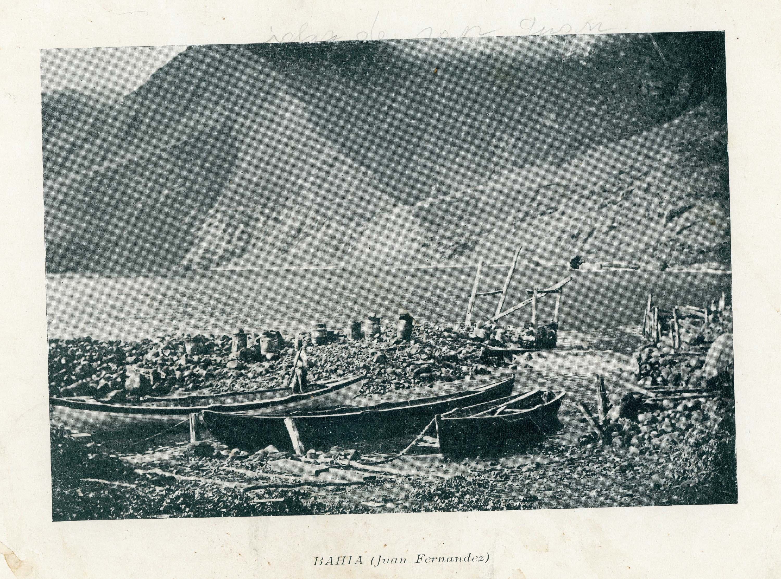 Bahía de Juan Fernández, 1890
