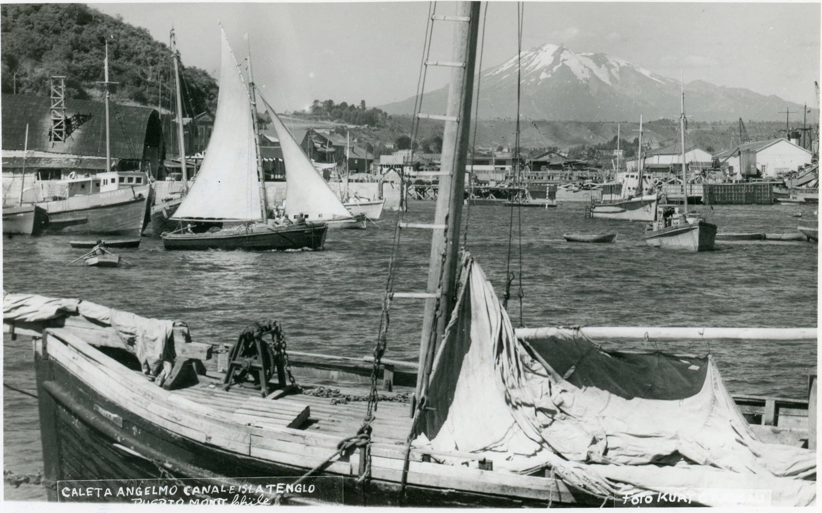 Angelmó y Canal de Tenglo, ca. 1950