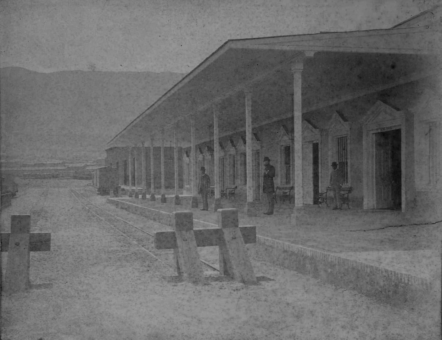 Estacion de trenes de Antofagasta, 1890