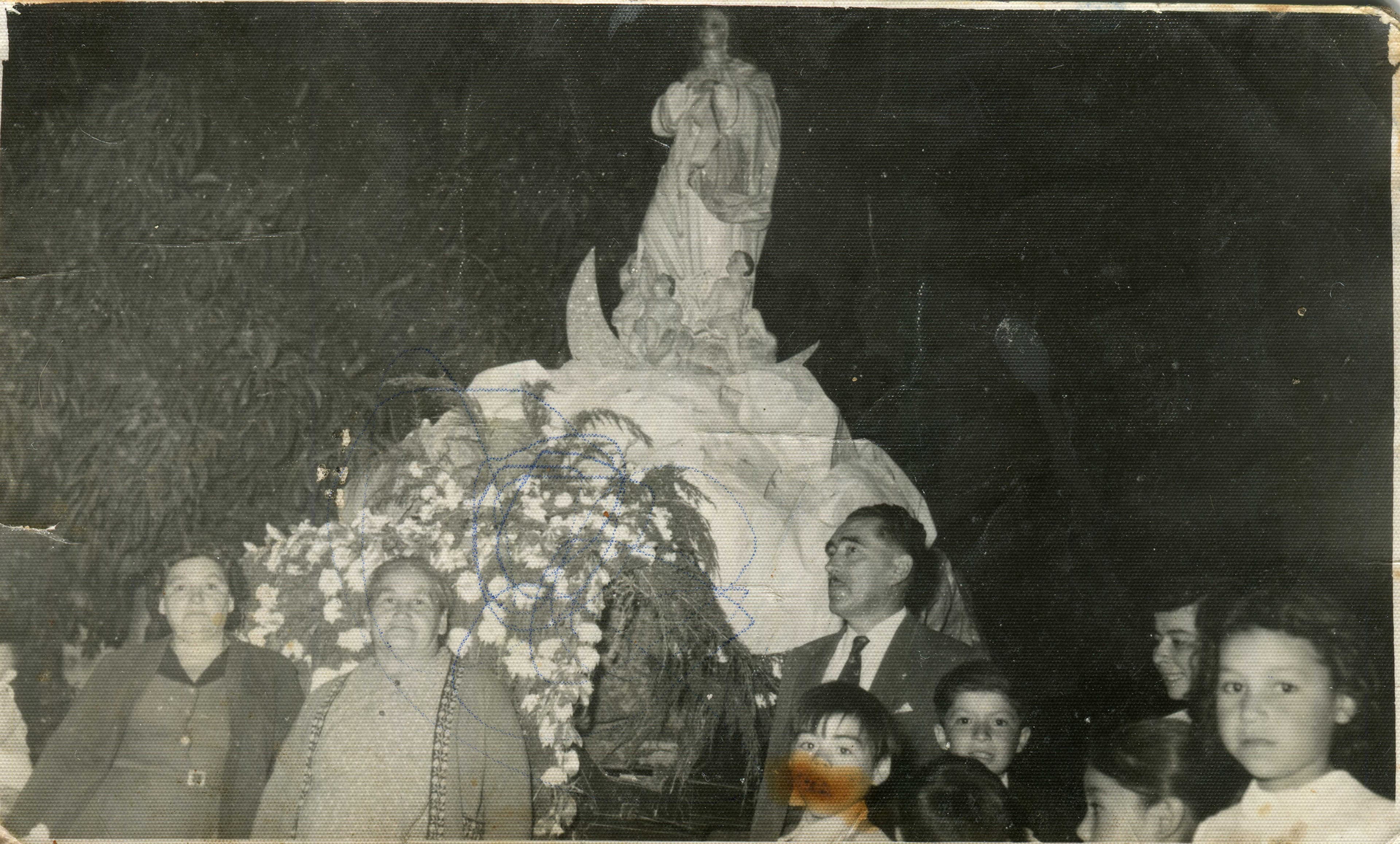 Celebración fiesta de la Virgen del Carmen en Quilicura, 1940