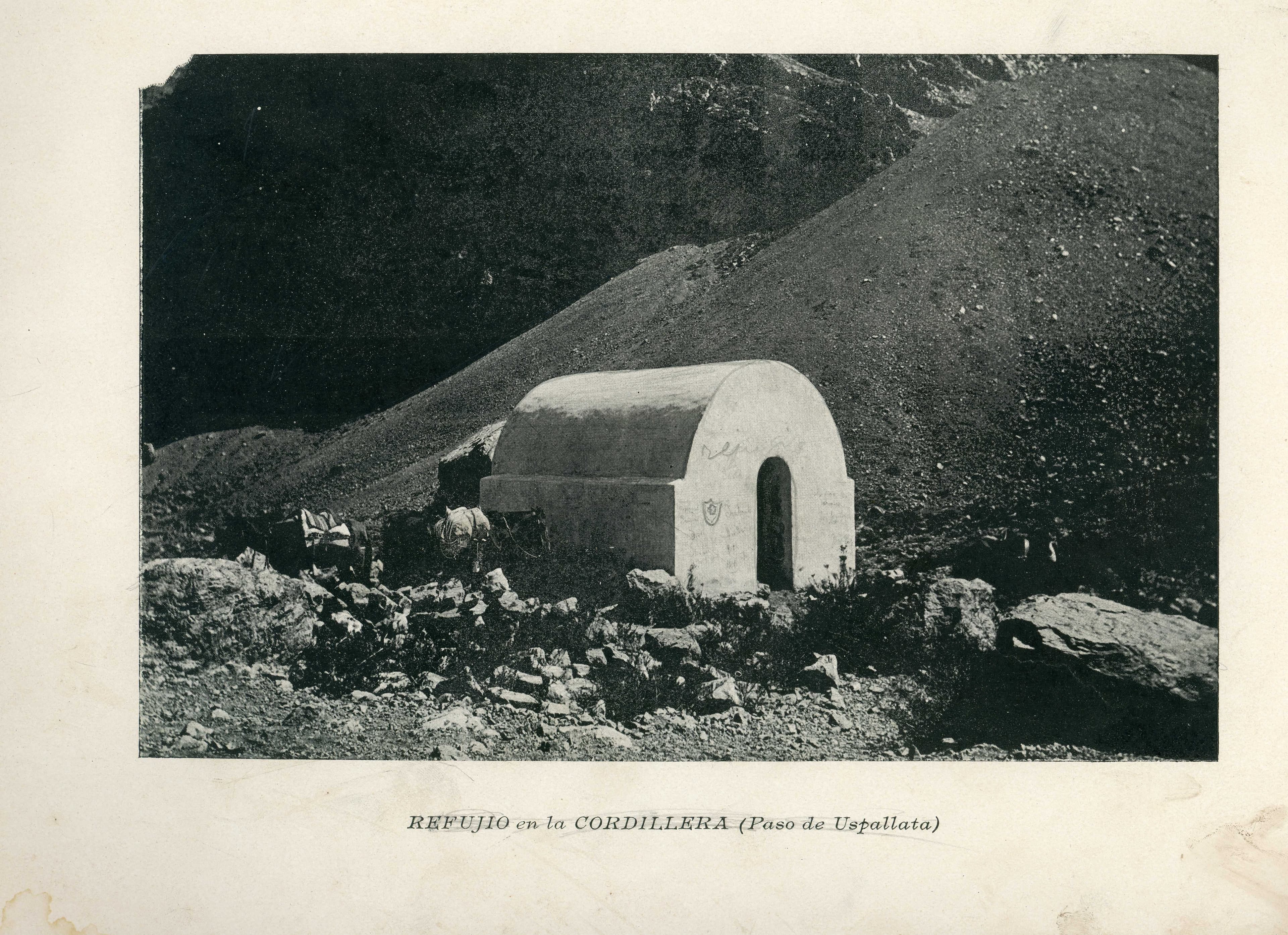 Paso de Uspallata en 1890
