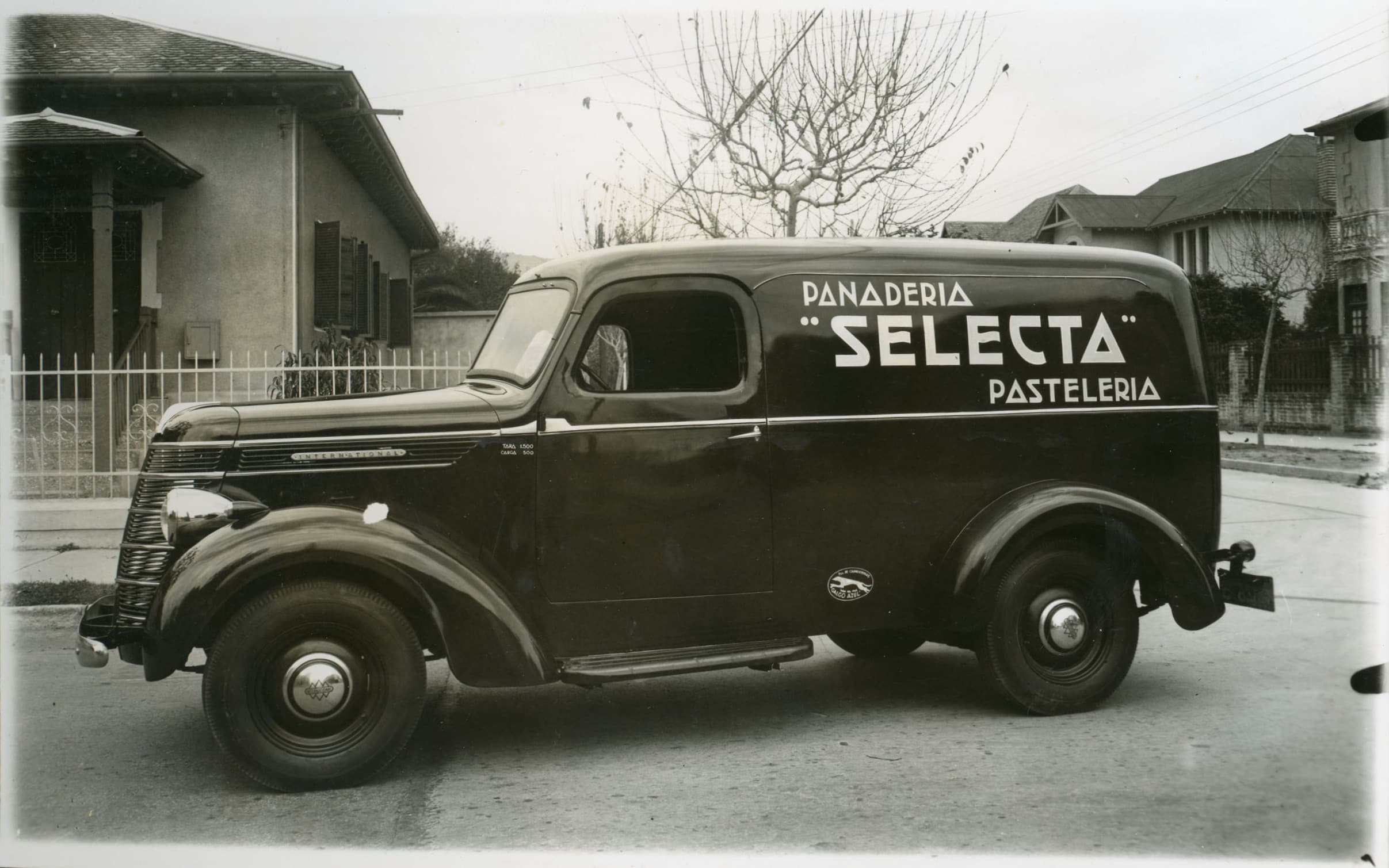 Automóvil de Panadería "Selecta", Viña del Mar, ca. 1950