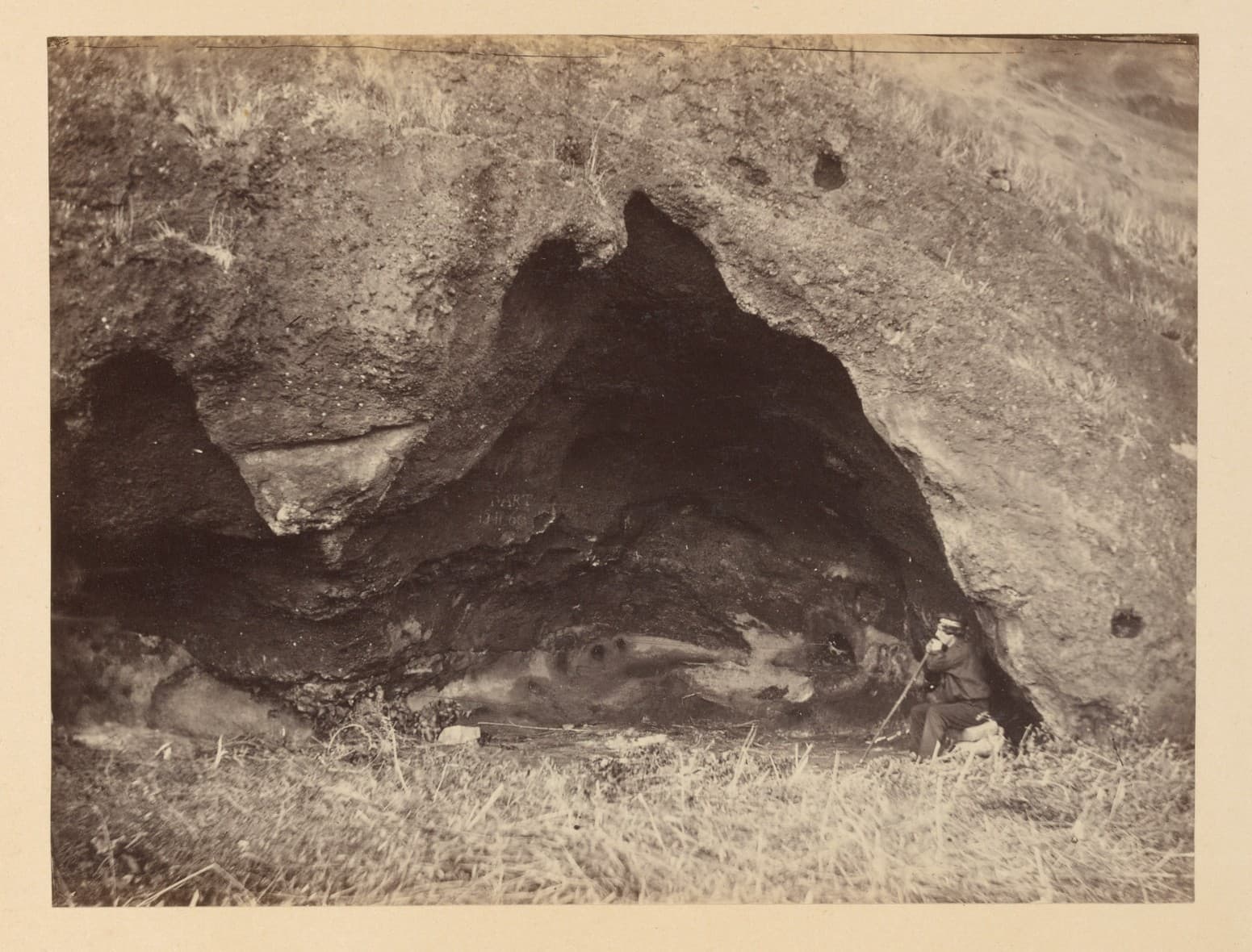 Cueva de Robinson Crusoe, Juan Fernández, 1868