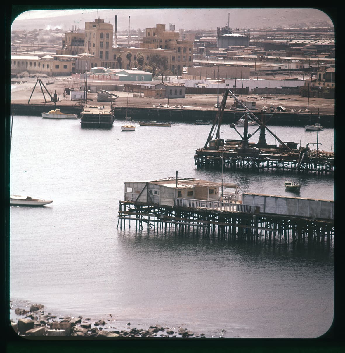 Antofagasta y antiguo puerto, Región de Antofagasta, Chile, 1950 - 1965