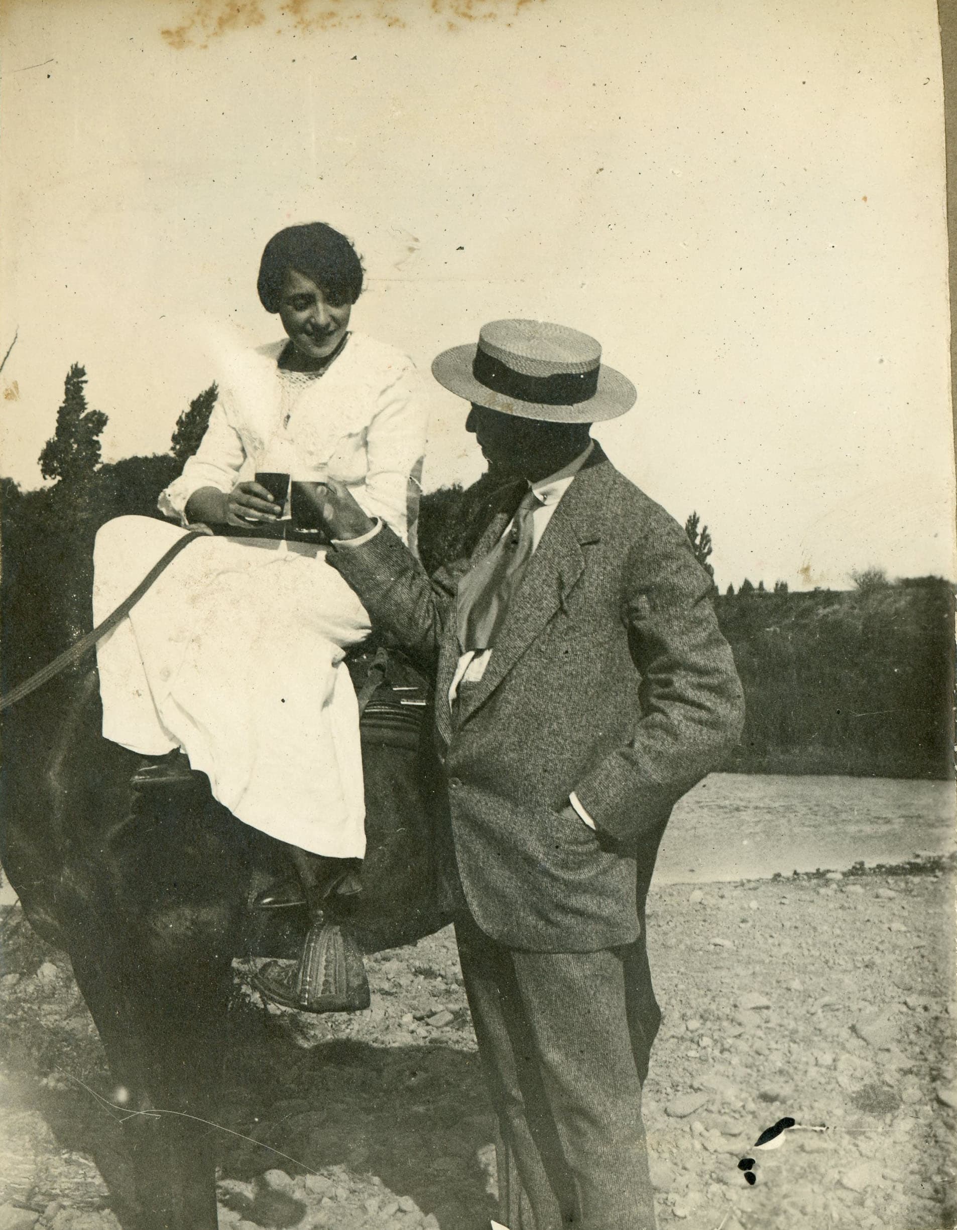 Pareja en Queronque, Febrero de 1913