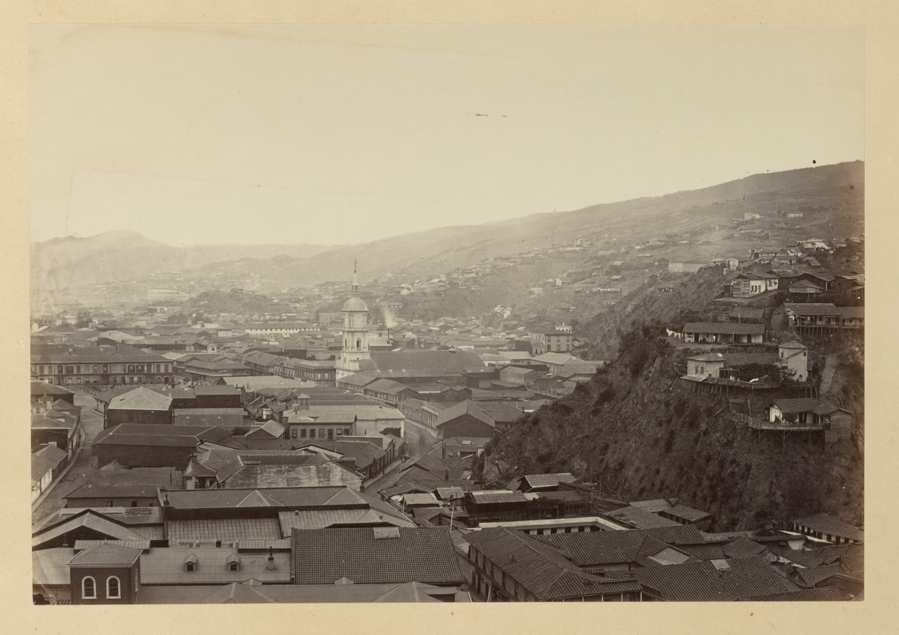 Barrio El Almendral de Valparaíso, 1868