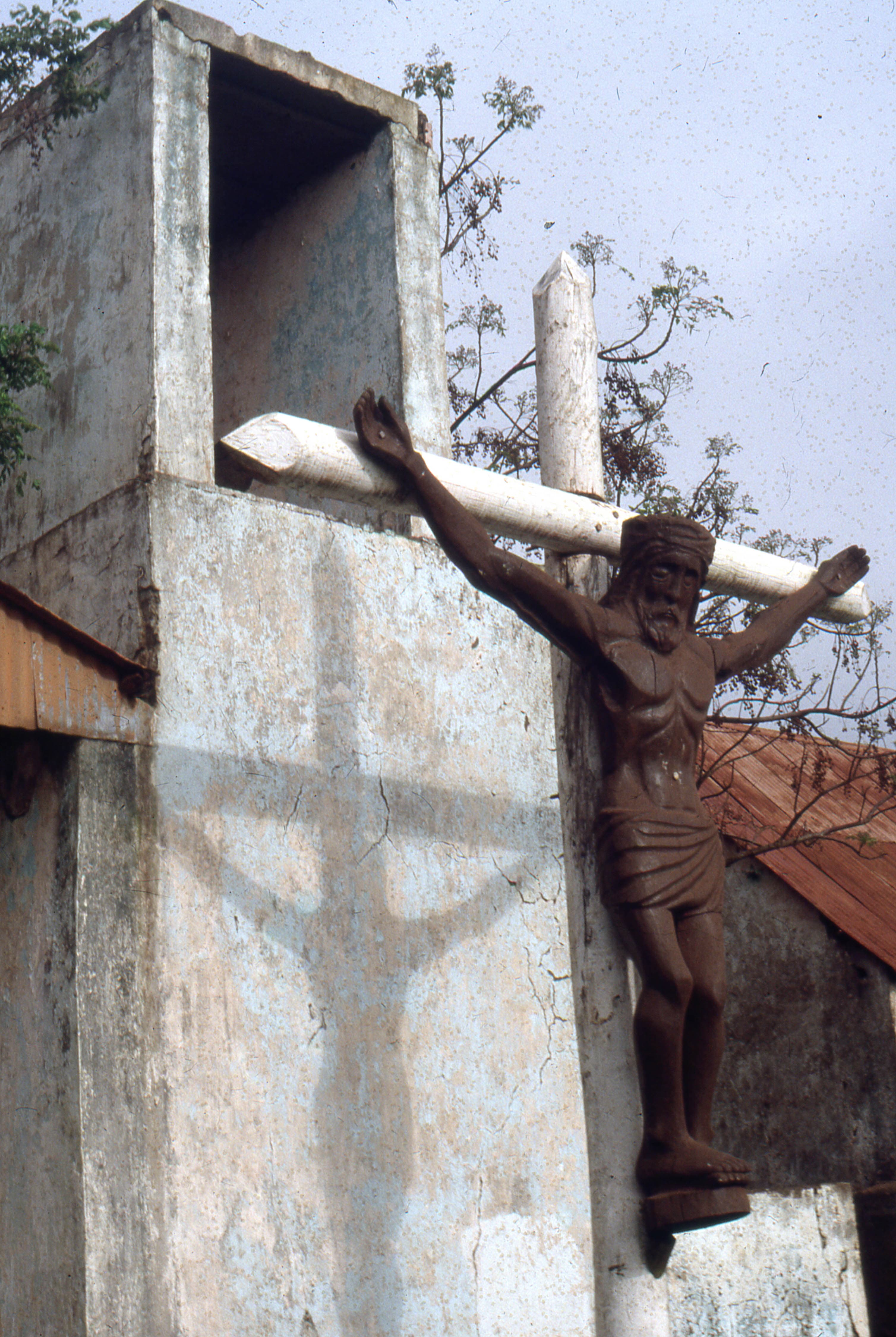 Iglesia de la Santa Cruz en Rapa Nui ca.1975