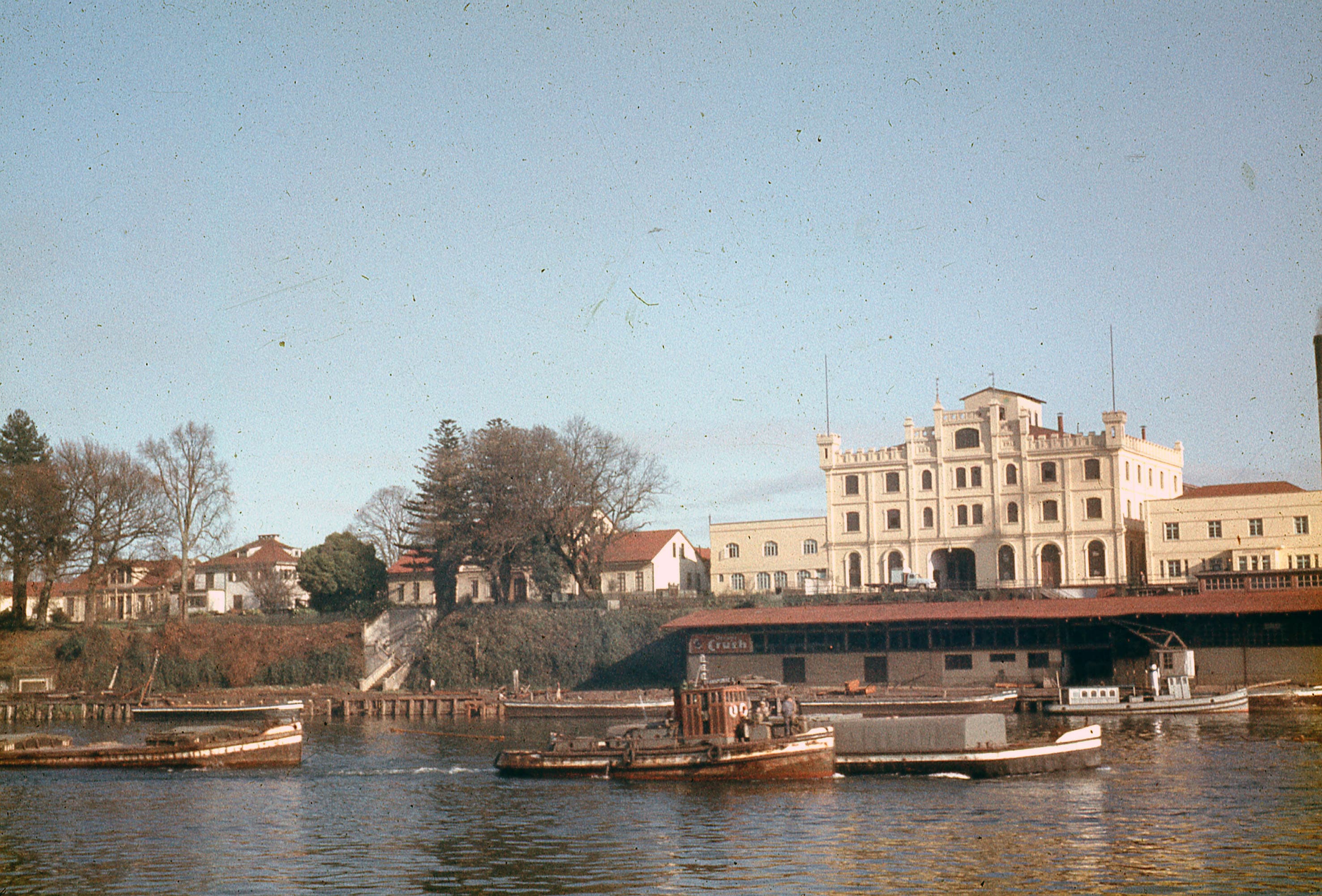 Valdivia y Río Calle Calle, 1960