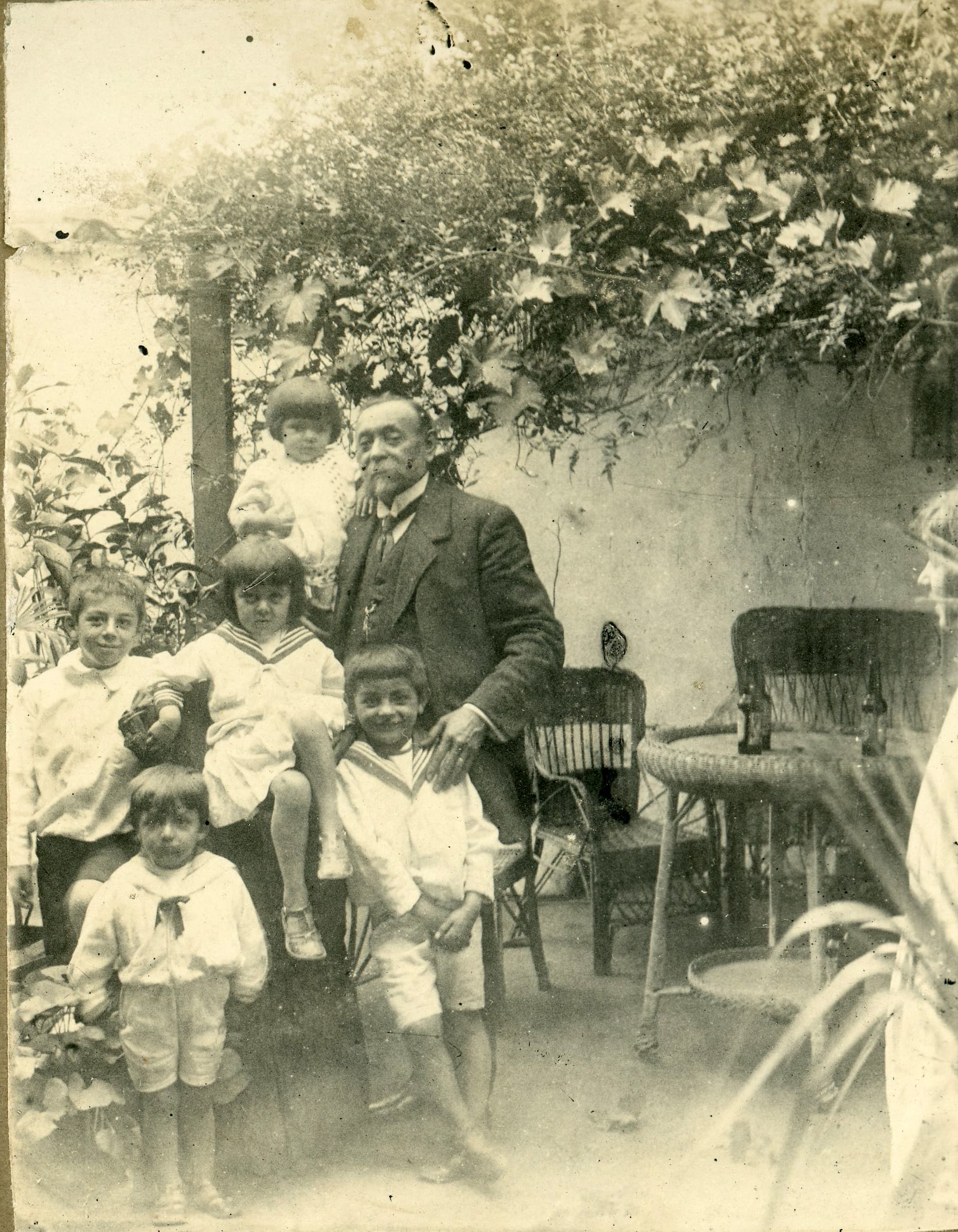 Retrato familiar en Limache, Febrero de 1913