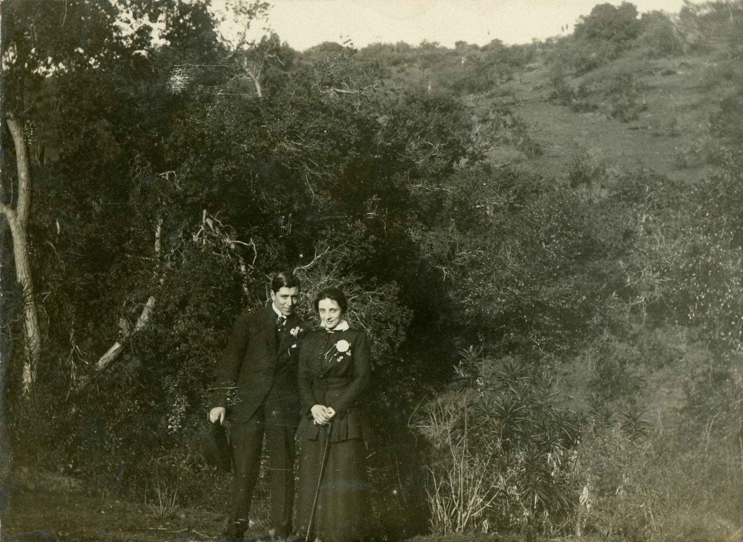 Pareja en Limache, Agosto de 1915