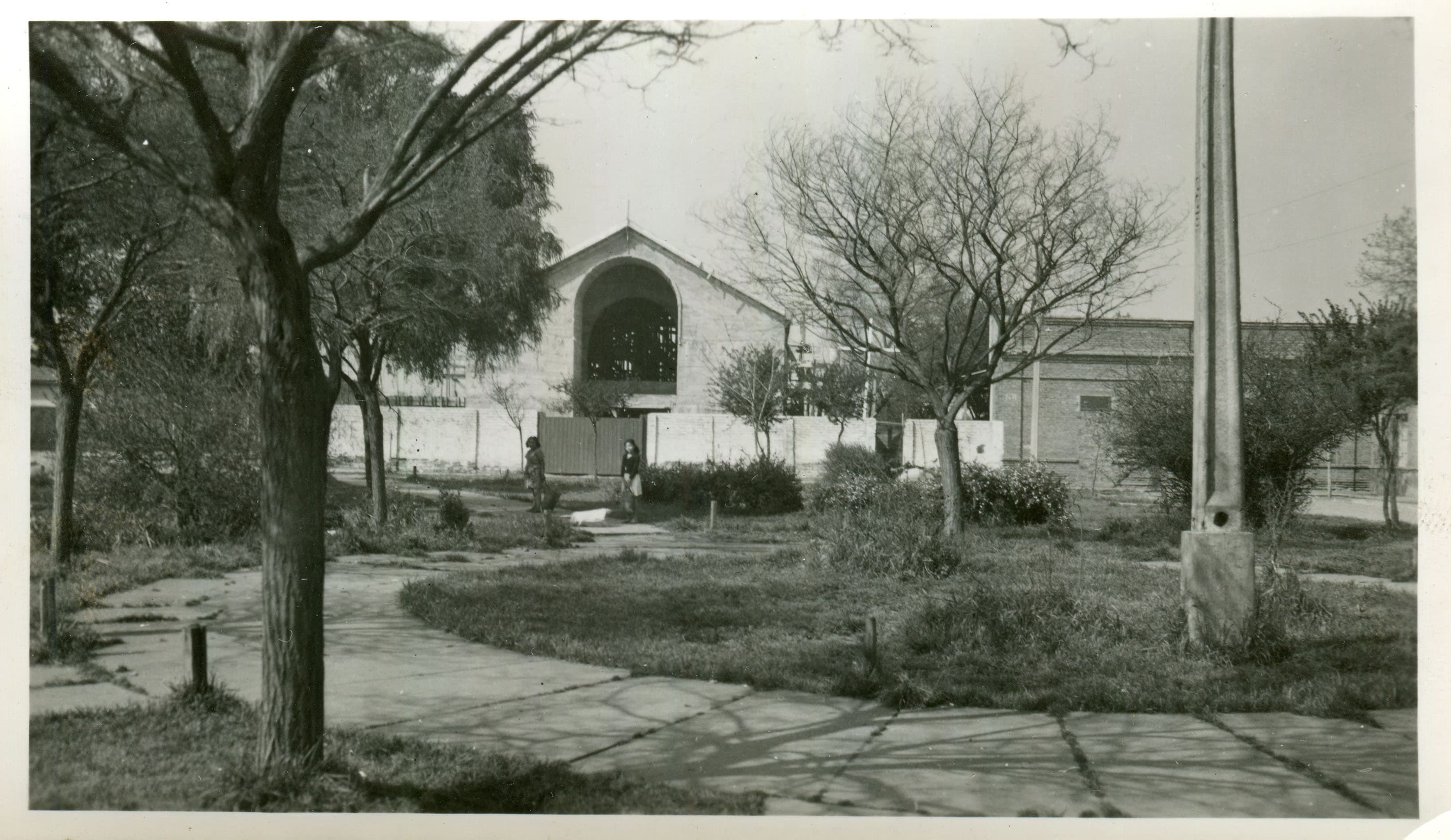 Plaza sin reconocer, Santiago, ca. 1966