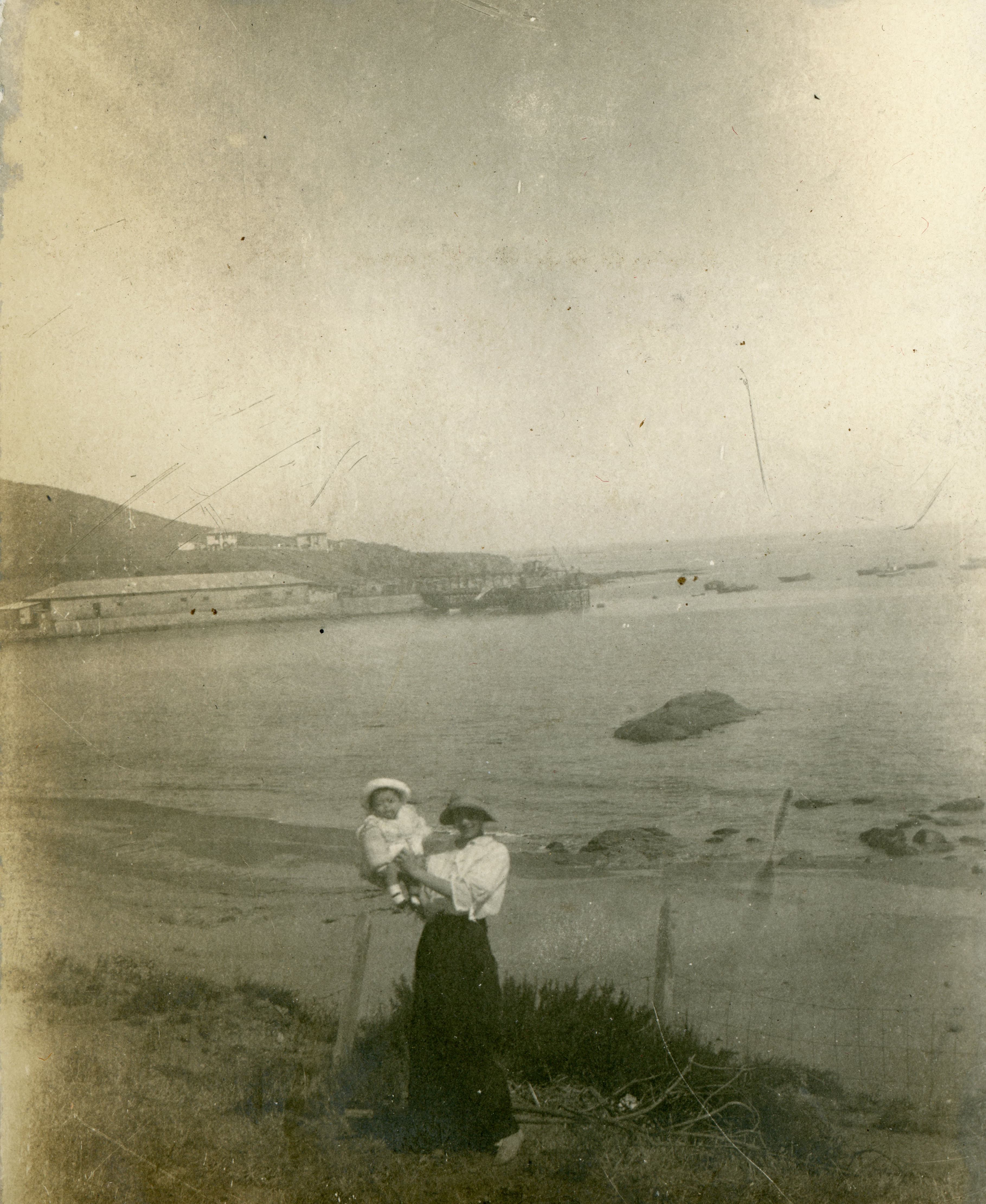Vista de la Bahía de Papudo, Febrero de 1915