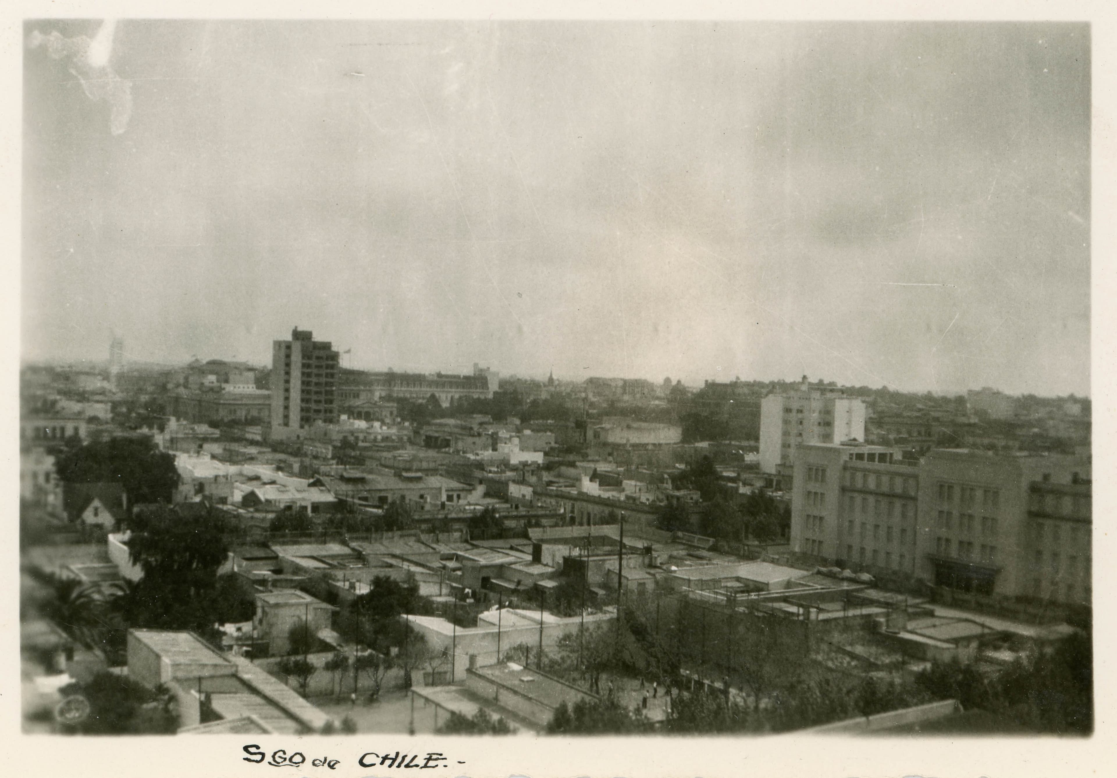 Vista de Santiago, sin año