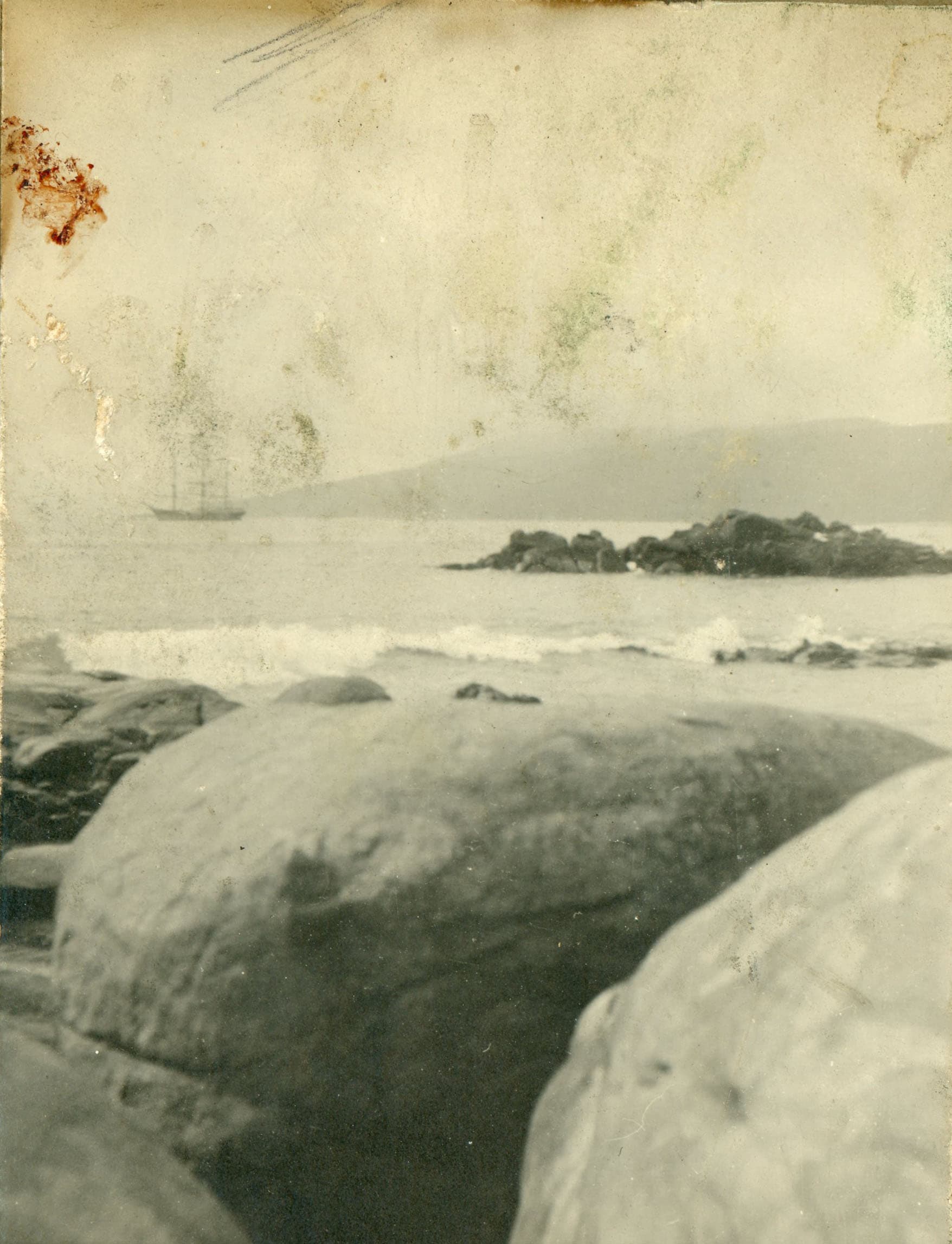 Bahía de Papudo en 1914