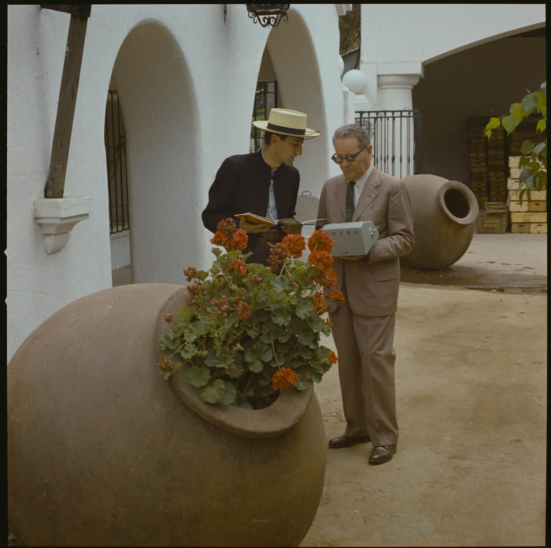 Calculadoras Facit en Viña Undurraga, 1964