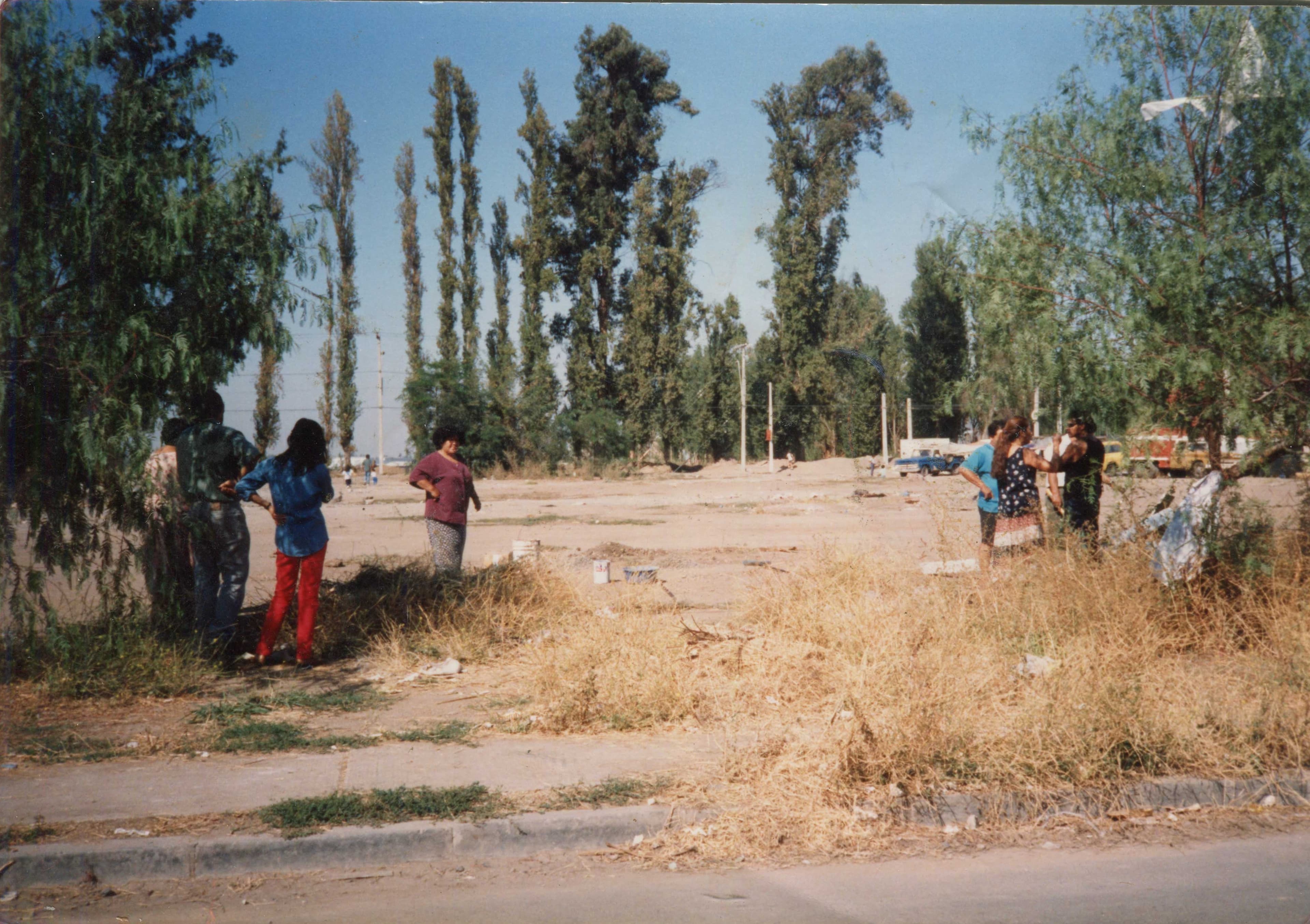 Terreno en Quilicura para instalación de cruz, 1996