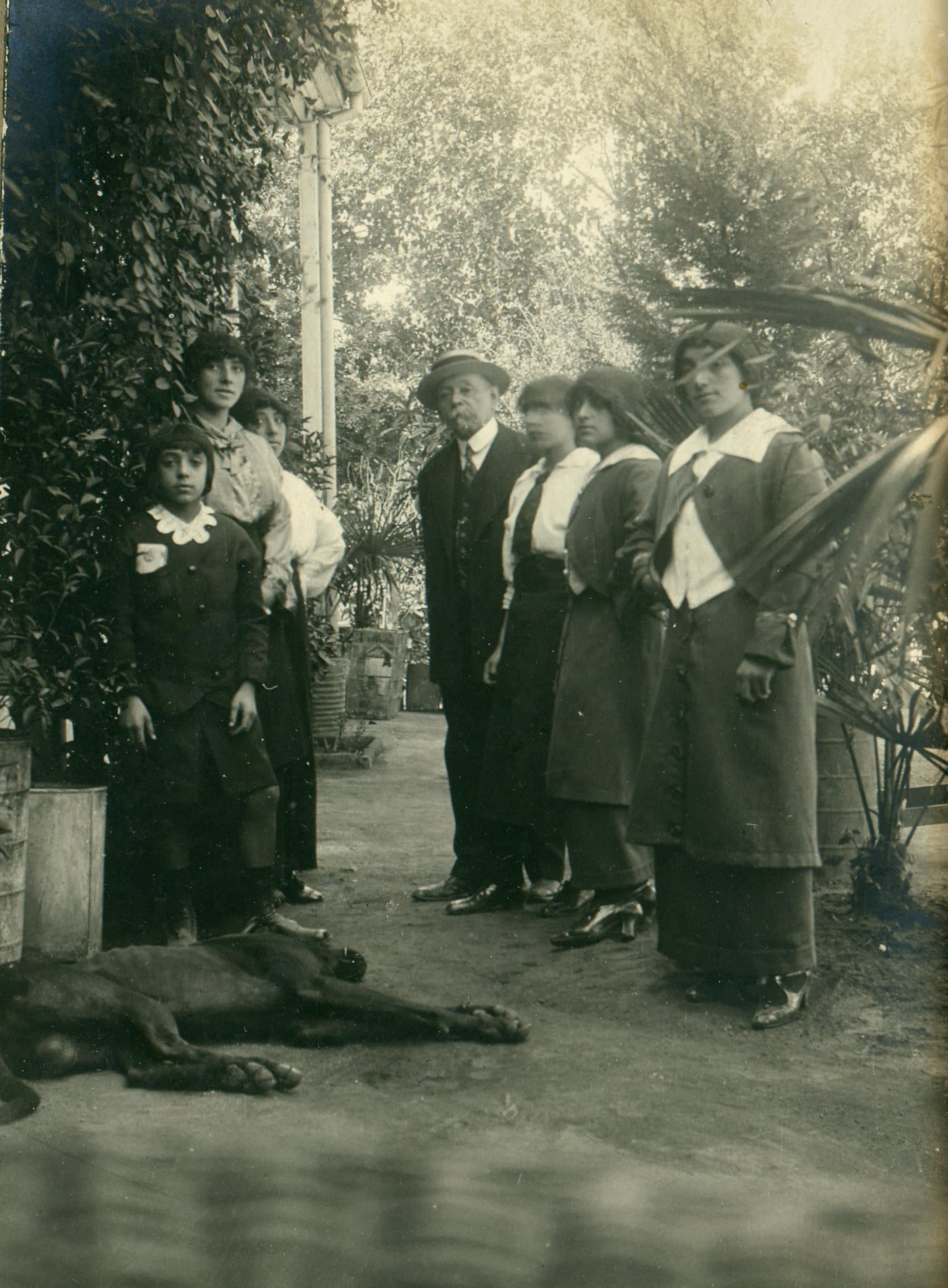 Grupo familiar, Limache, Marzo 1915