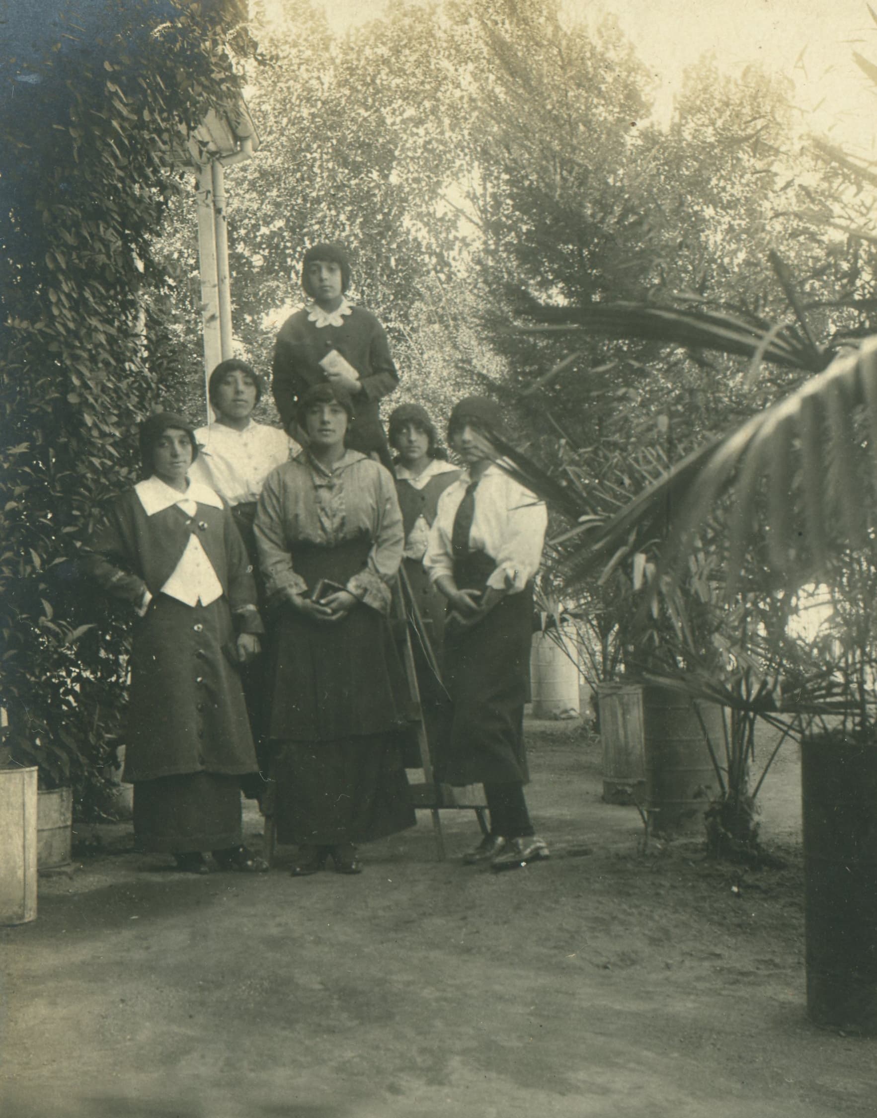 Grupo de mujeres en Limache, Septiembre 1915