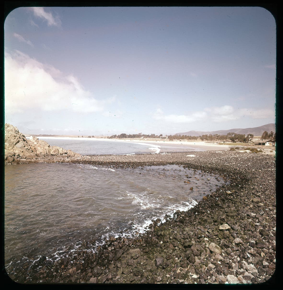 Playa y roquerío de La Serena, Región de Coquimbo, Chile, 1950 - 1965