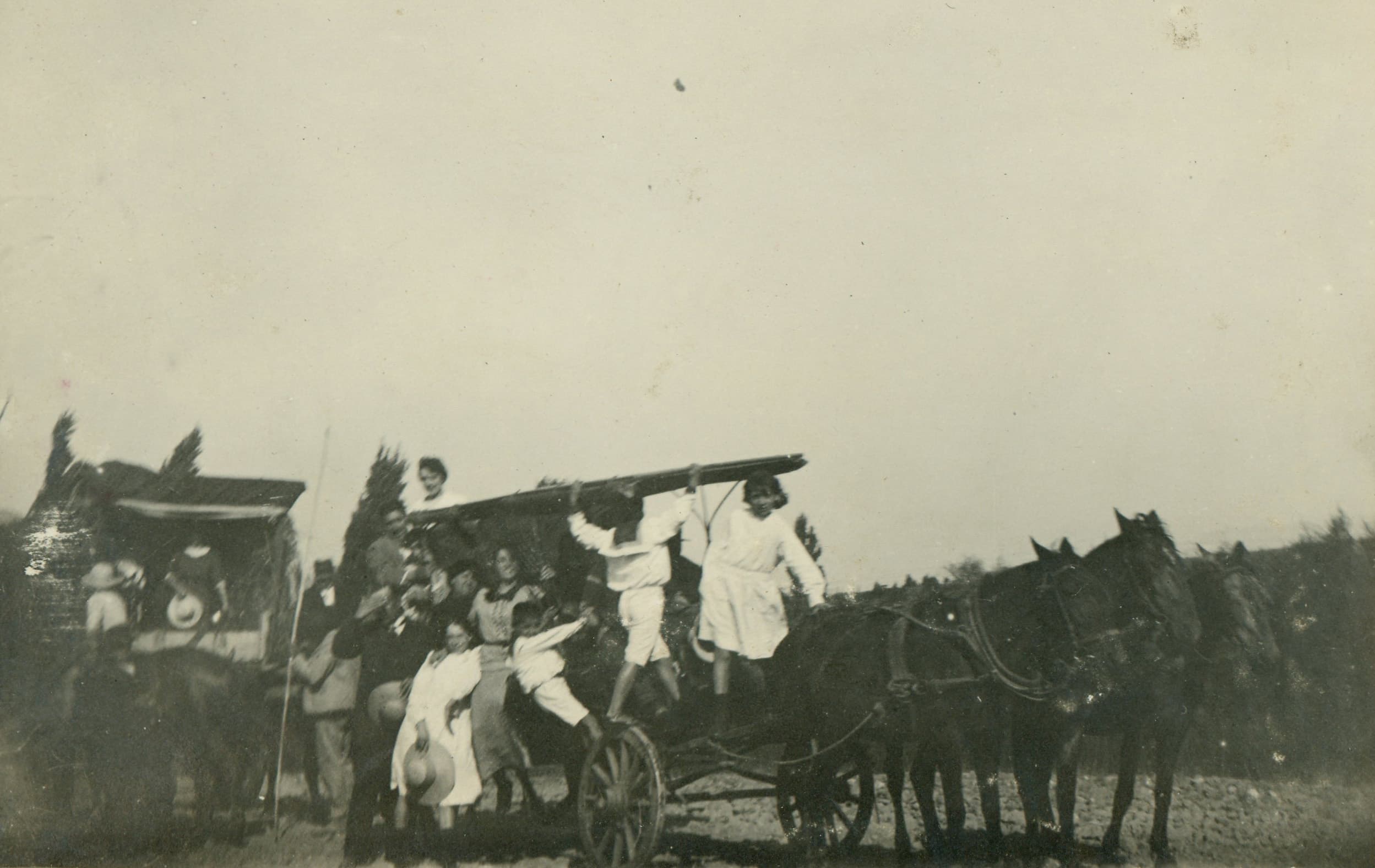 Carreta en Queronque, Febrero de 1913
