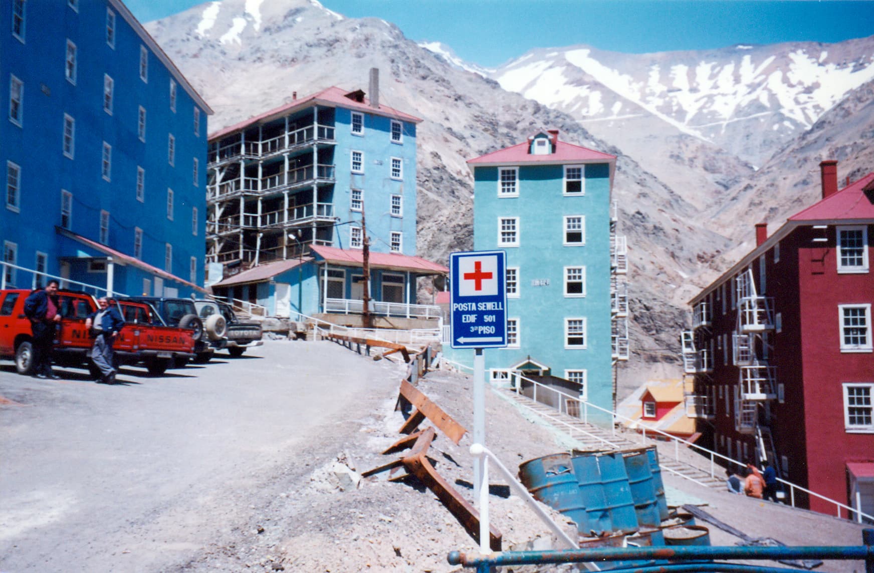Vista a Sewell y sus edificios, 2002