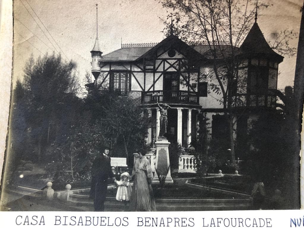 Casa de la familia de Juan Benaprés y Elens Lafourcade, Ñuñoa, 1912